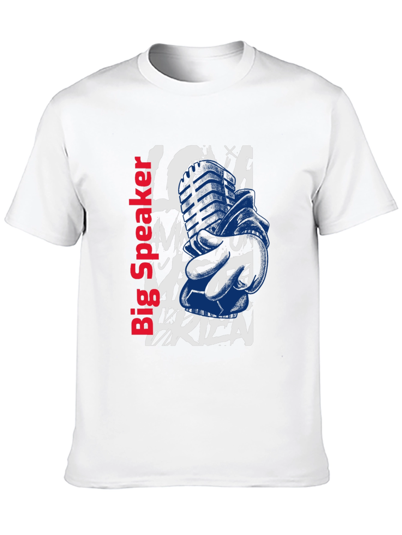 Big Speaker Graphic Print T-Shirt