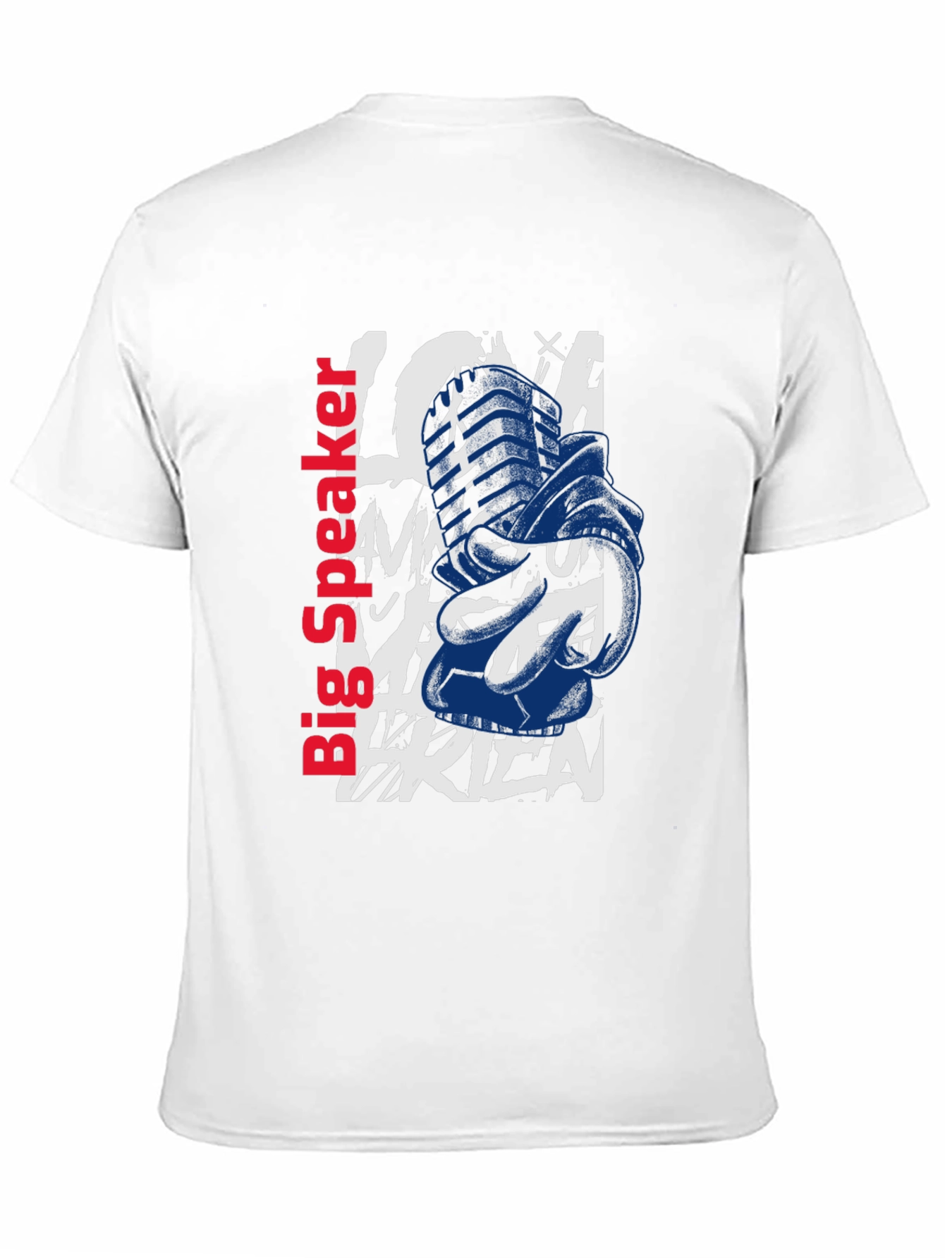 Big Speaker Graphic Print T-Shirt