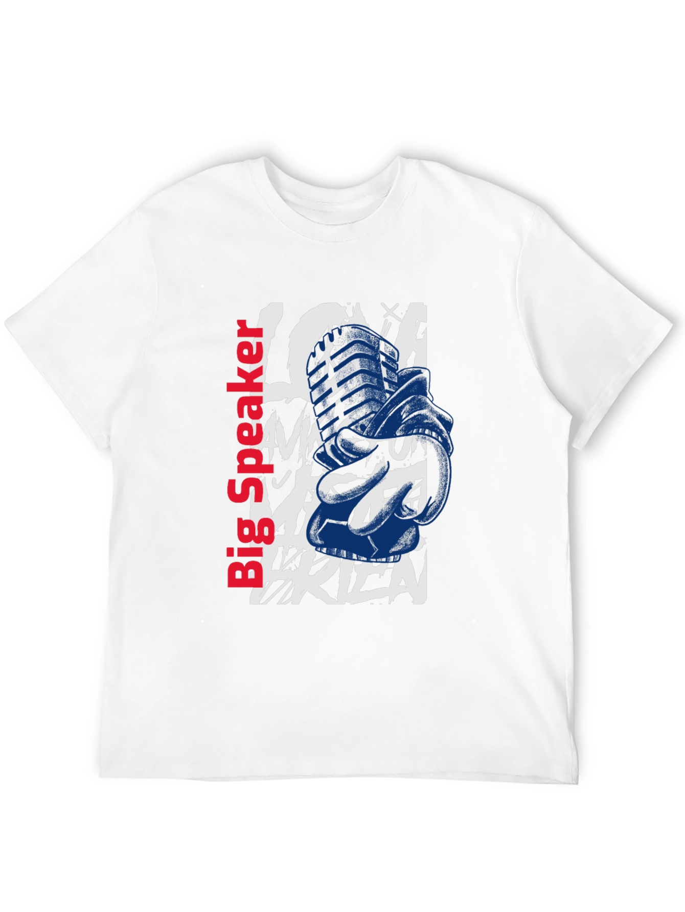 Big Speaker Graphic Print T-Shirt
