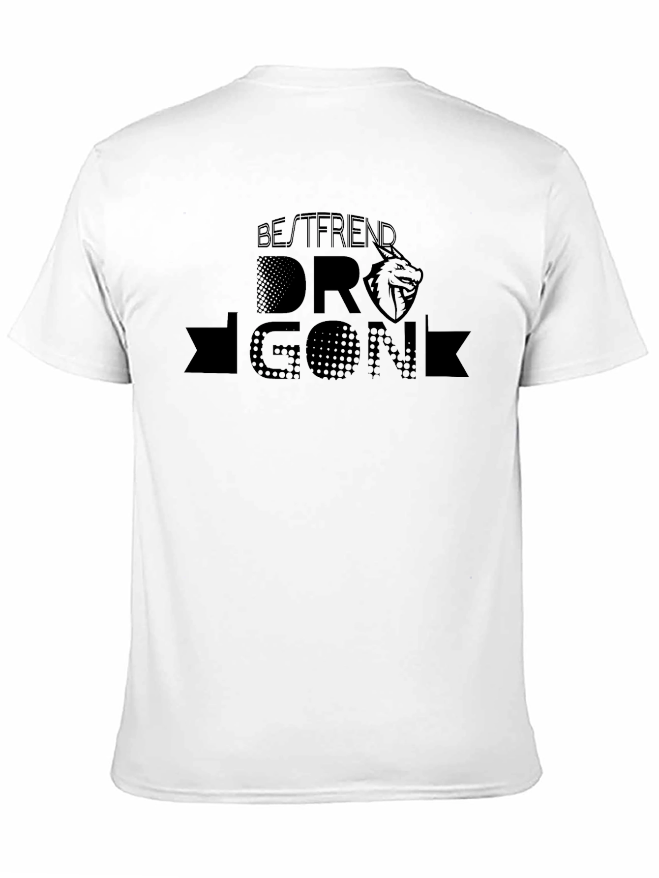 Dragon Bestfriend Black T-Shirt