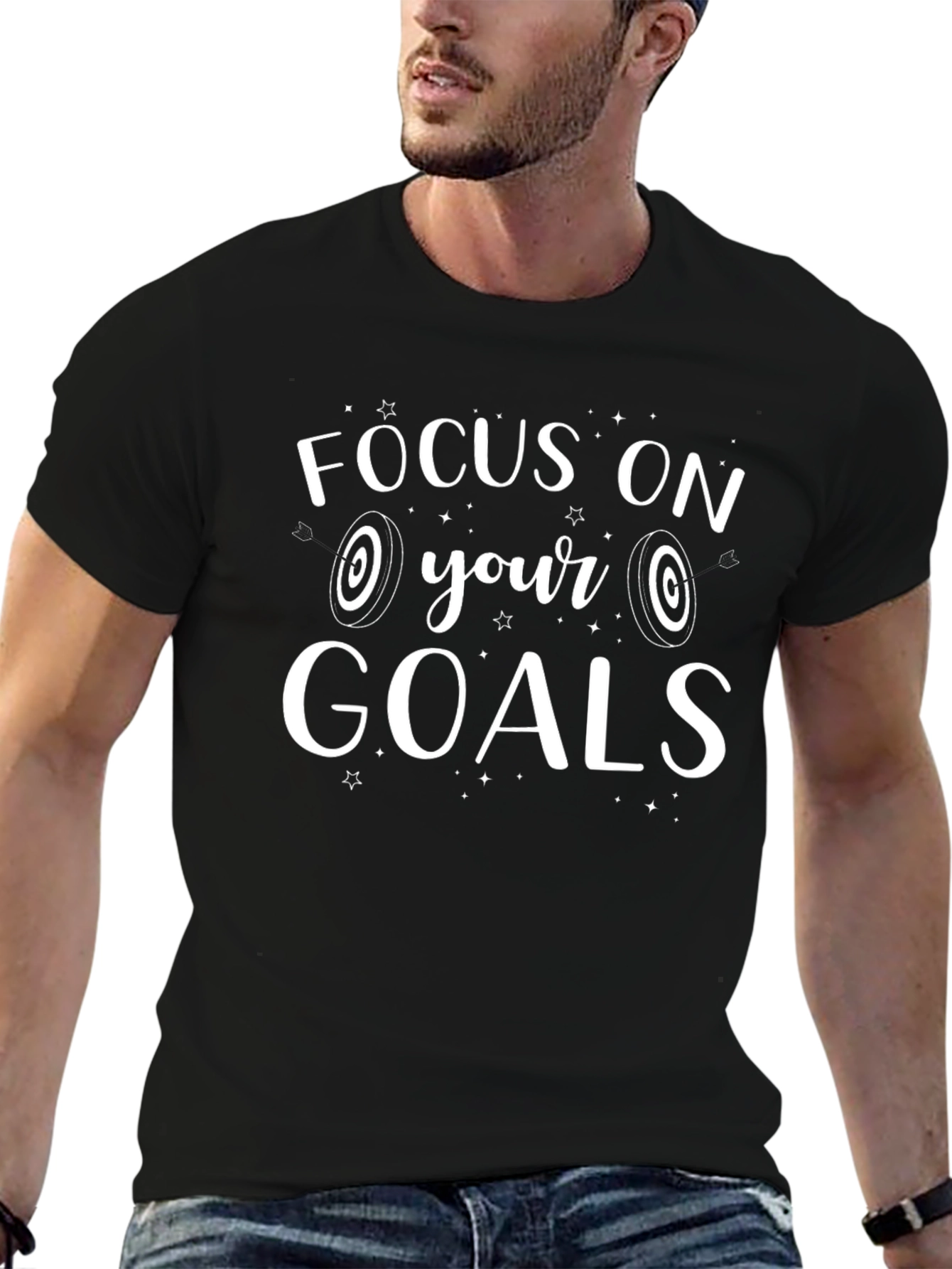 Focus On Your Goals T-Shirt - Motivational Tee