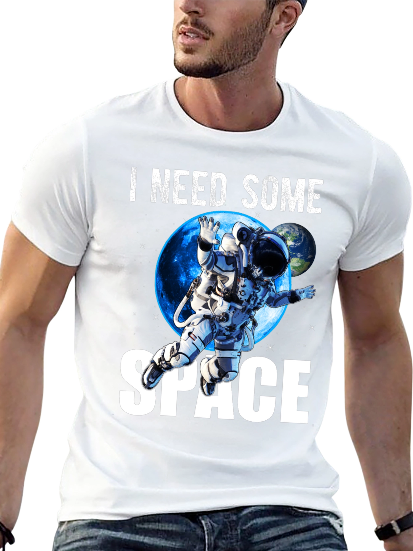 I Need Some Space T-Shirt Astronaut Galaxy Tee