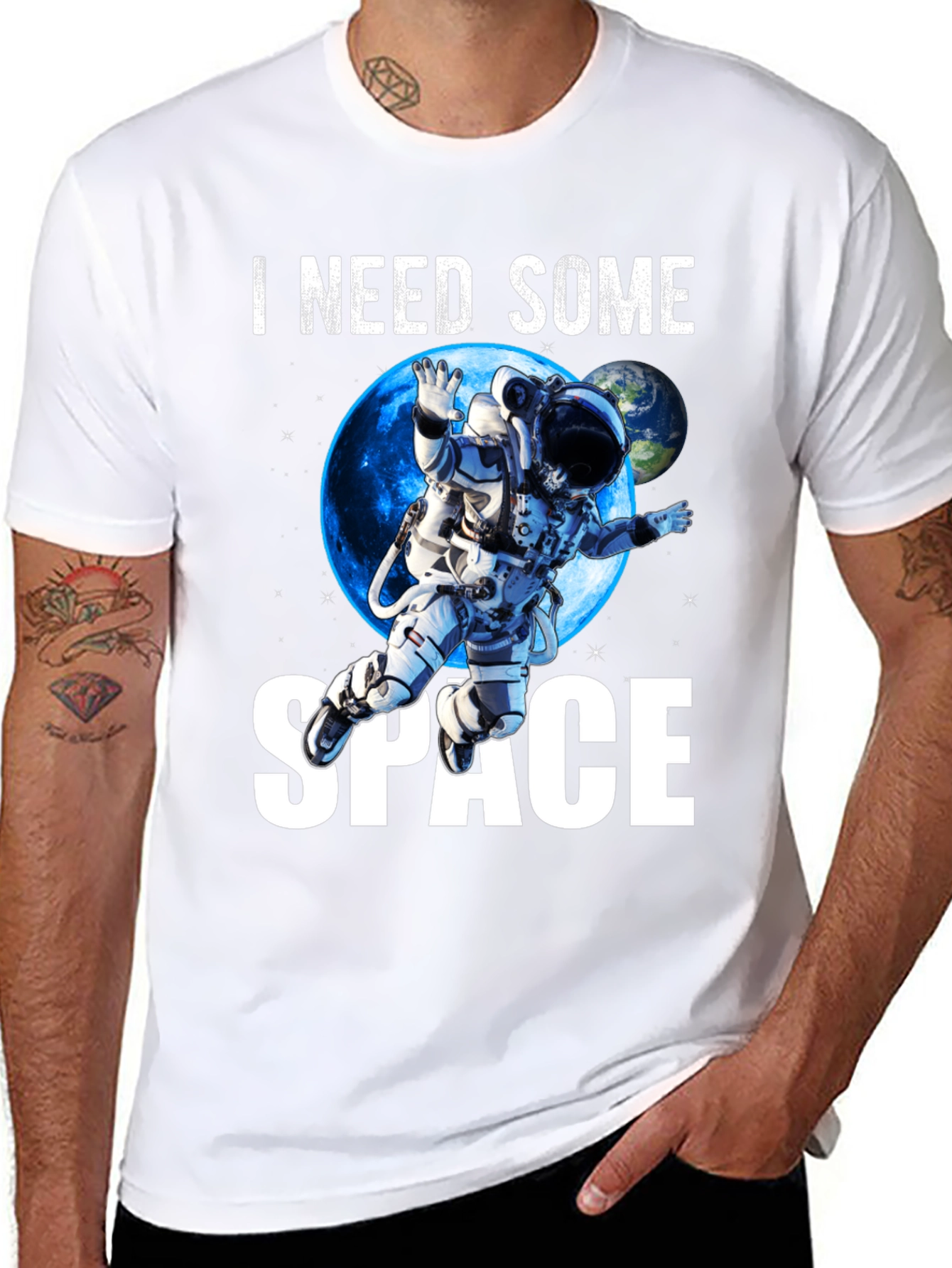 I Need Some Space T-Shirt Astronaut Galaxy Tee