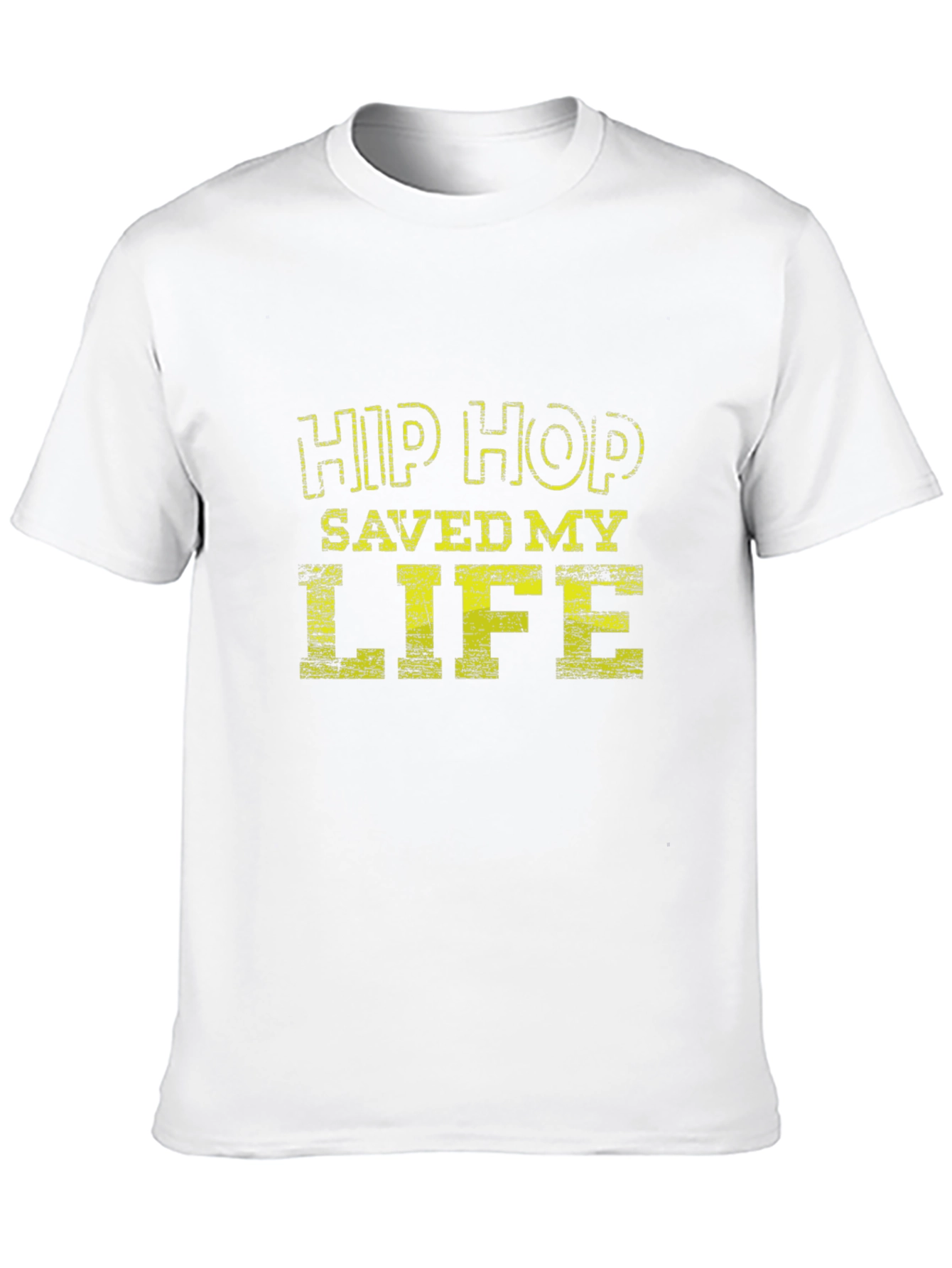 Hip Hop Saved My Life Black T-Shirt