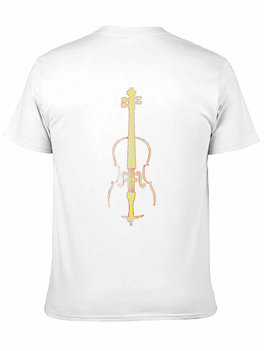 Cello Graphic Tee - Musical Instrument T-Shirt