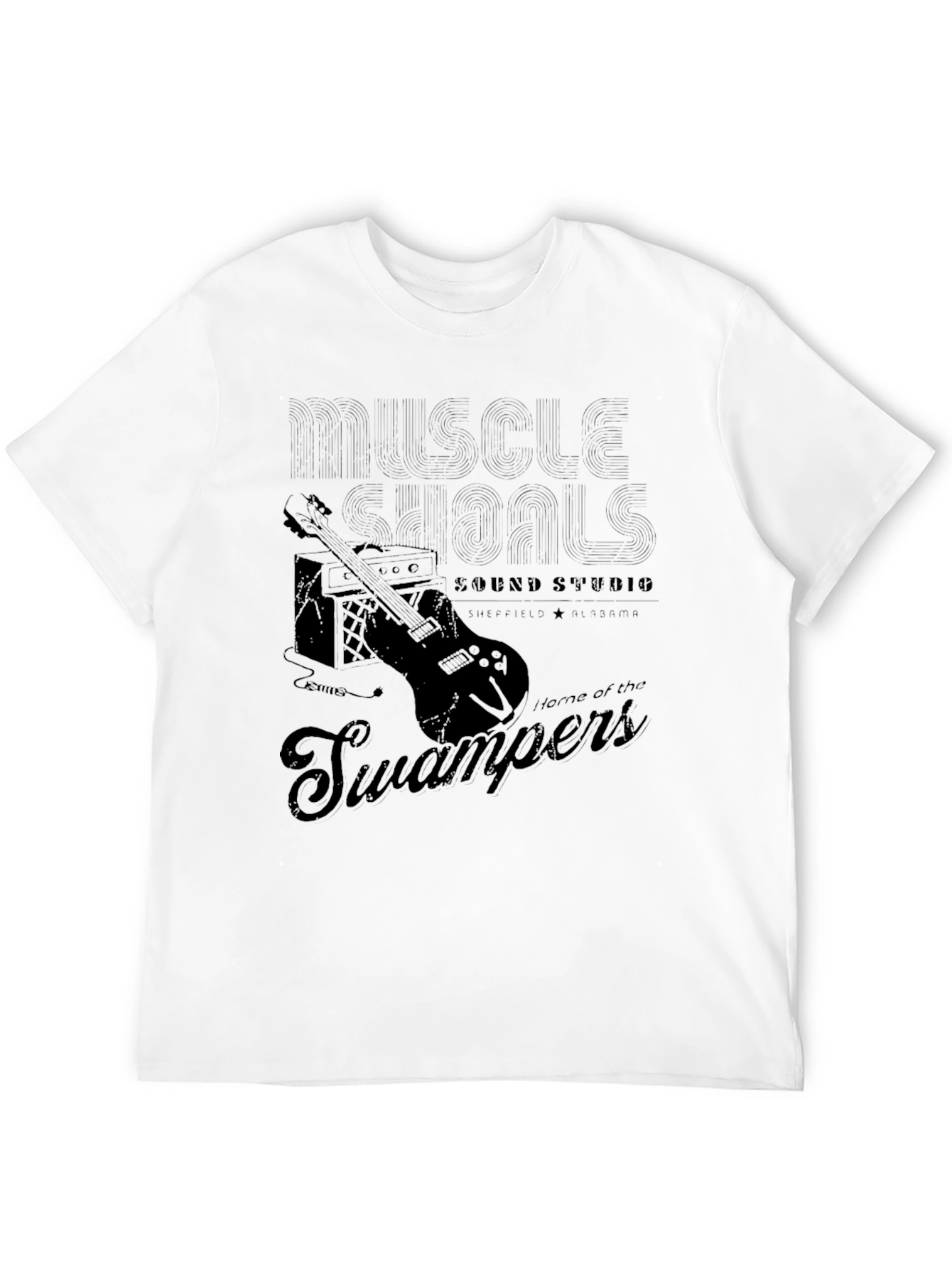 Muscle Shoals Sound Studio Black T-Shirt