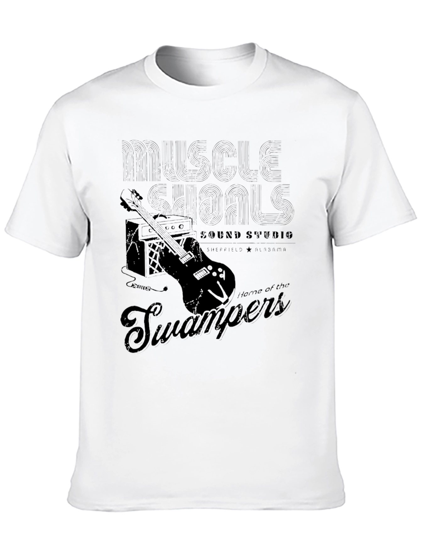 Muscle Shoals Sound Studio Black T-Shirt