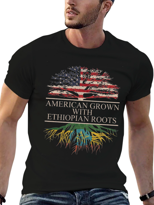 American Grown Ethiopian Roots Tee