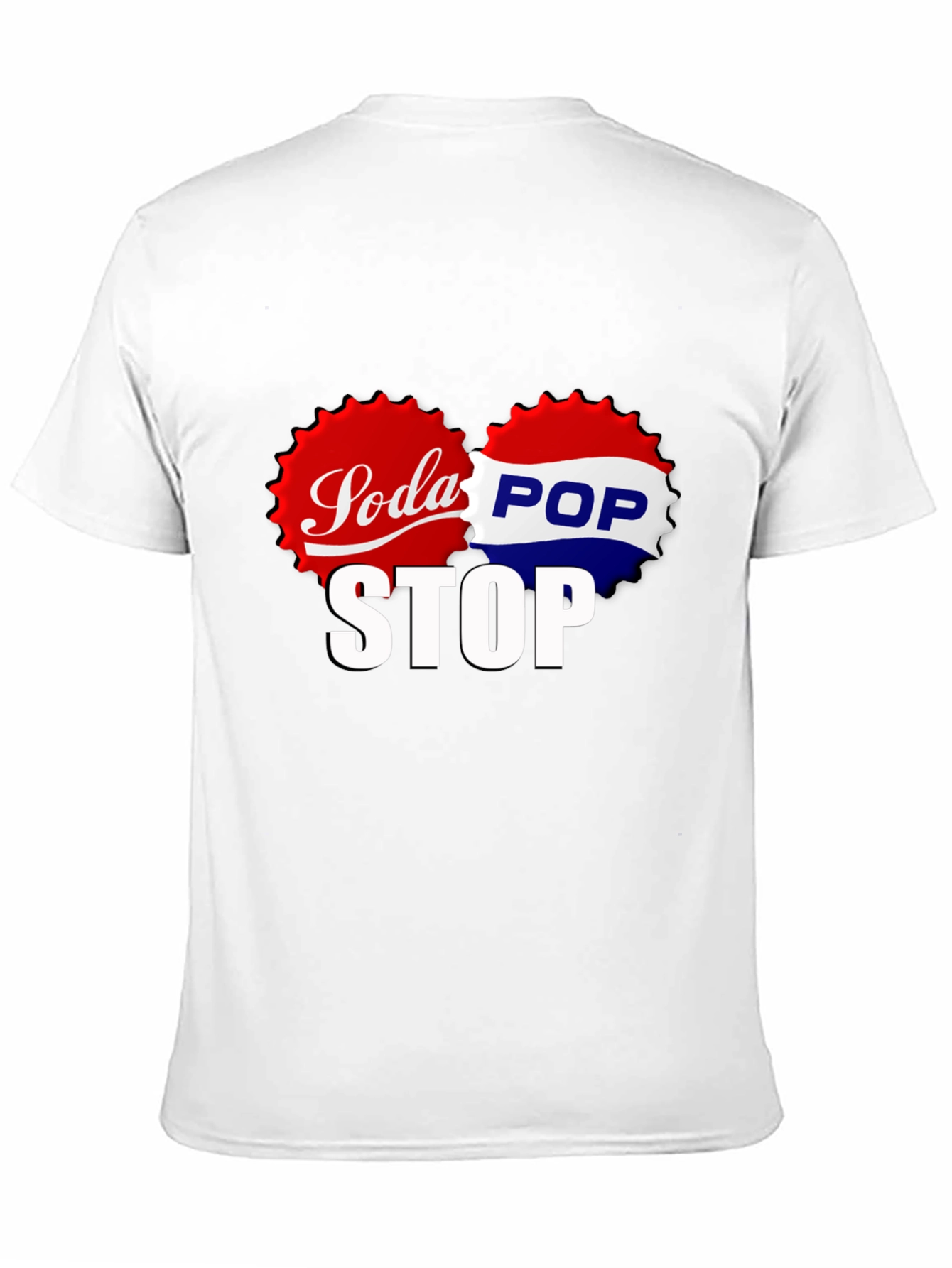 Soda Pop Stop Black T-Shirt
