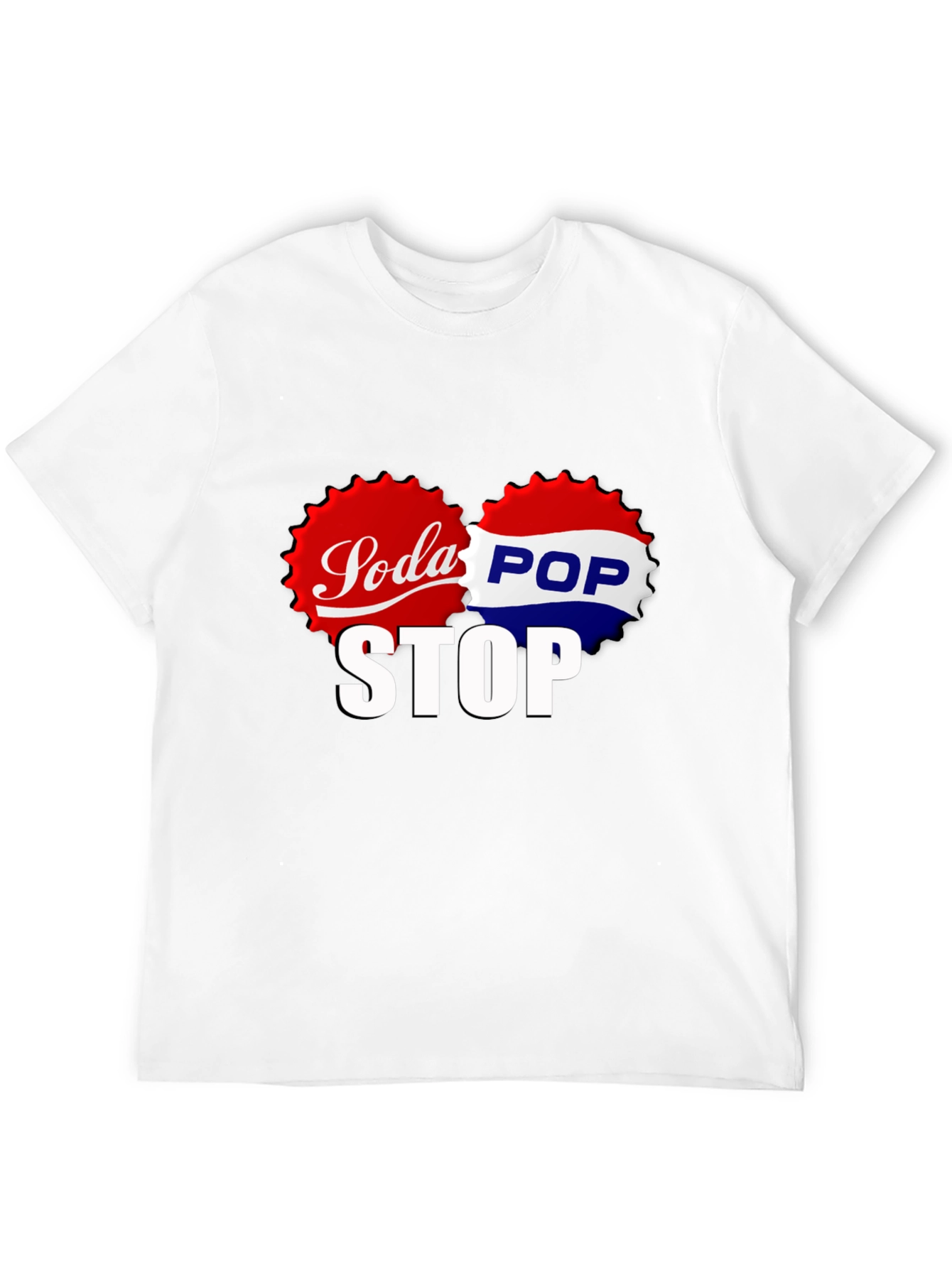 Soda Pop Stop Black T-Shirt
