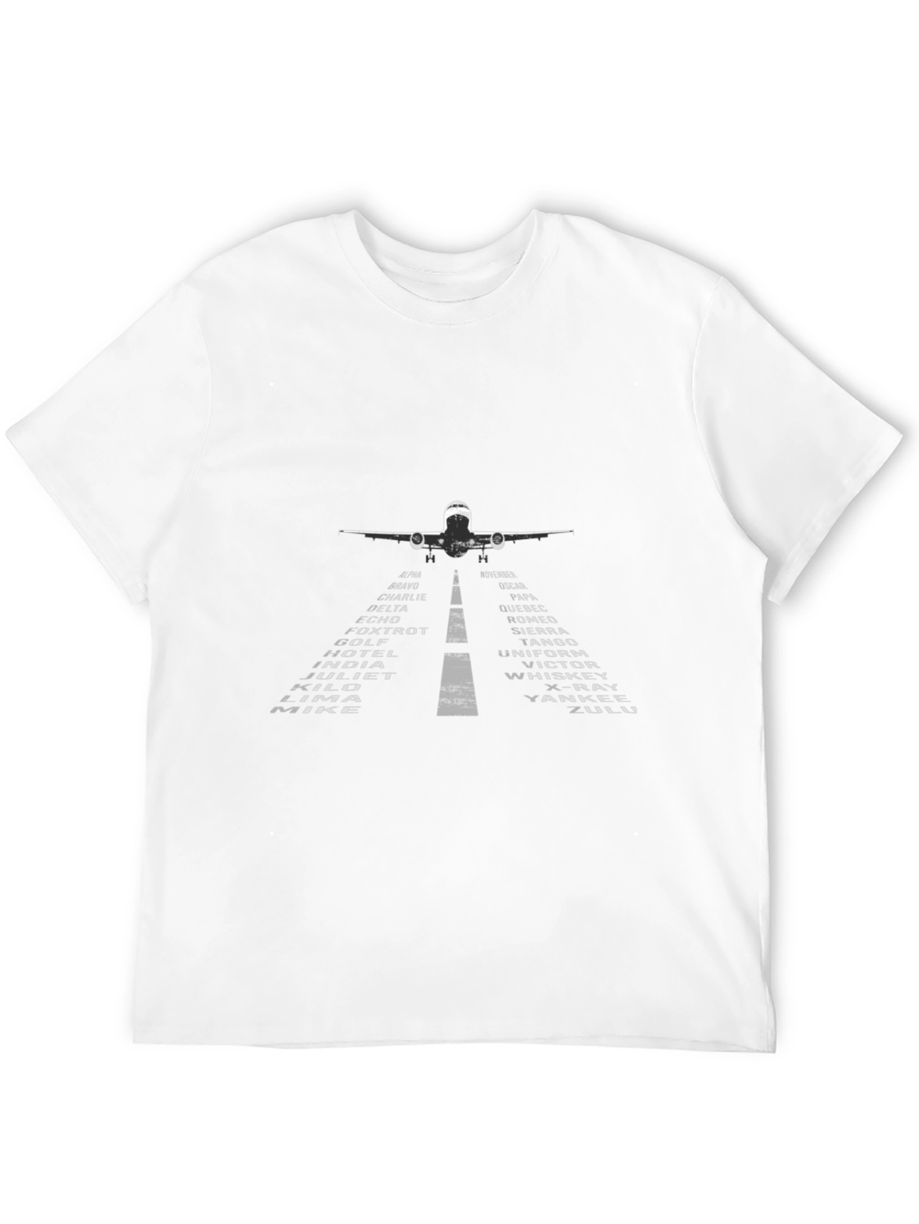 Aviation Alphabet T-Shirt - Pilot Runway Design