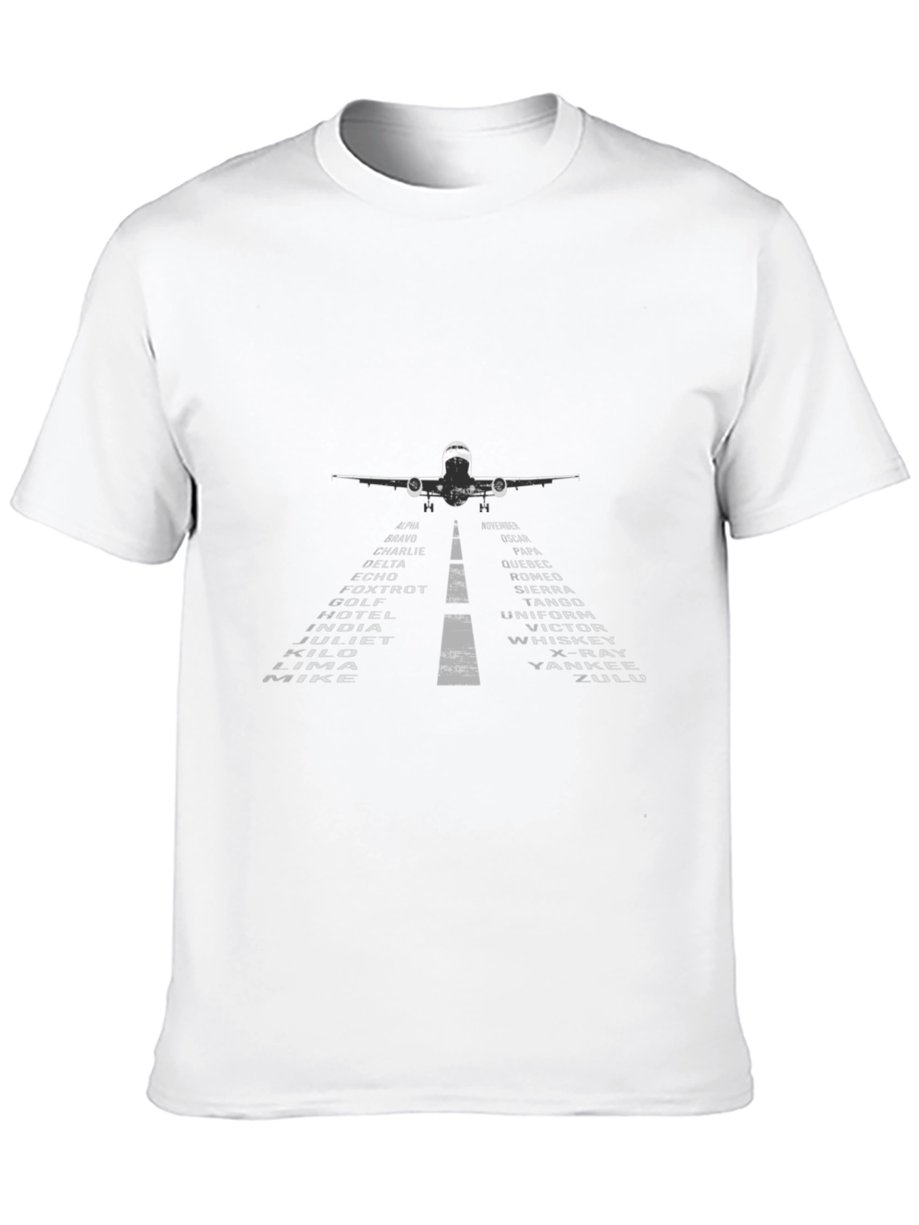 Aviation Alphabet T-Shirt - Pilot Runway Design