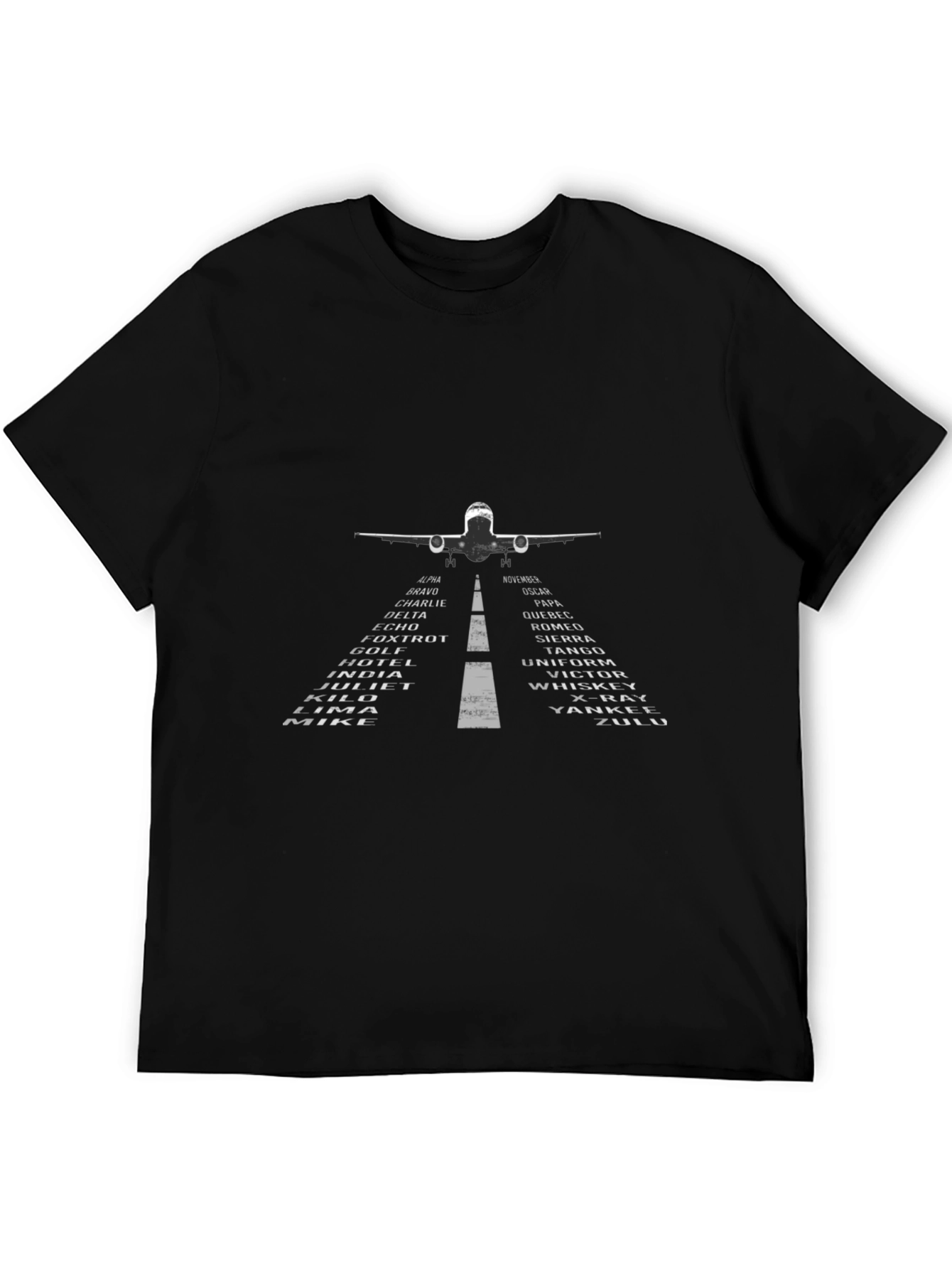 Aviation Alphabet T-Shirt - Pilot Runway Design