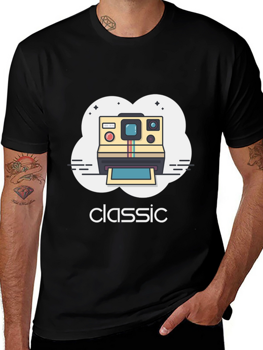 Classic Polaroid Camera Graphic T-Shirt