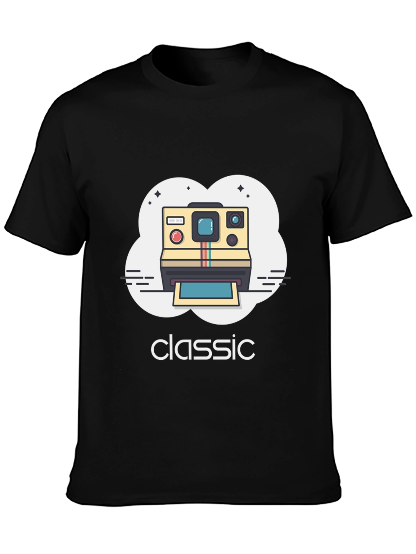 Classic Polaroid Camera Graphic T-Shirt