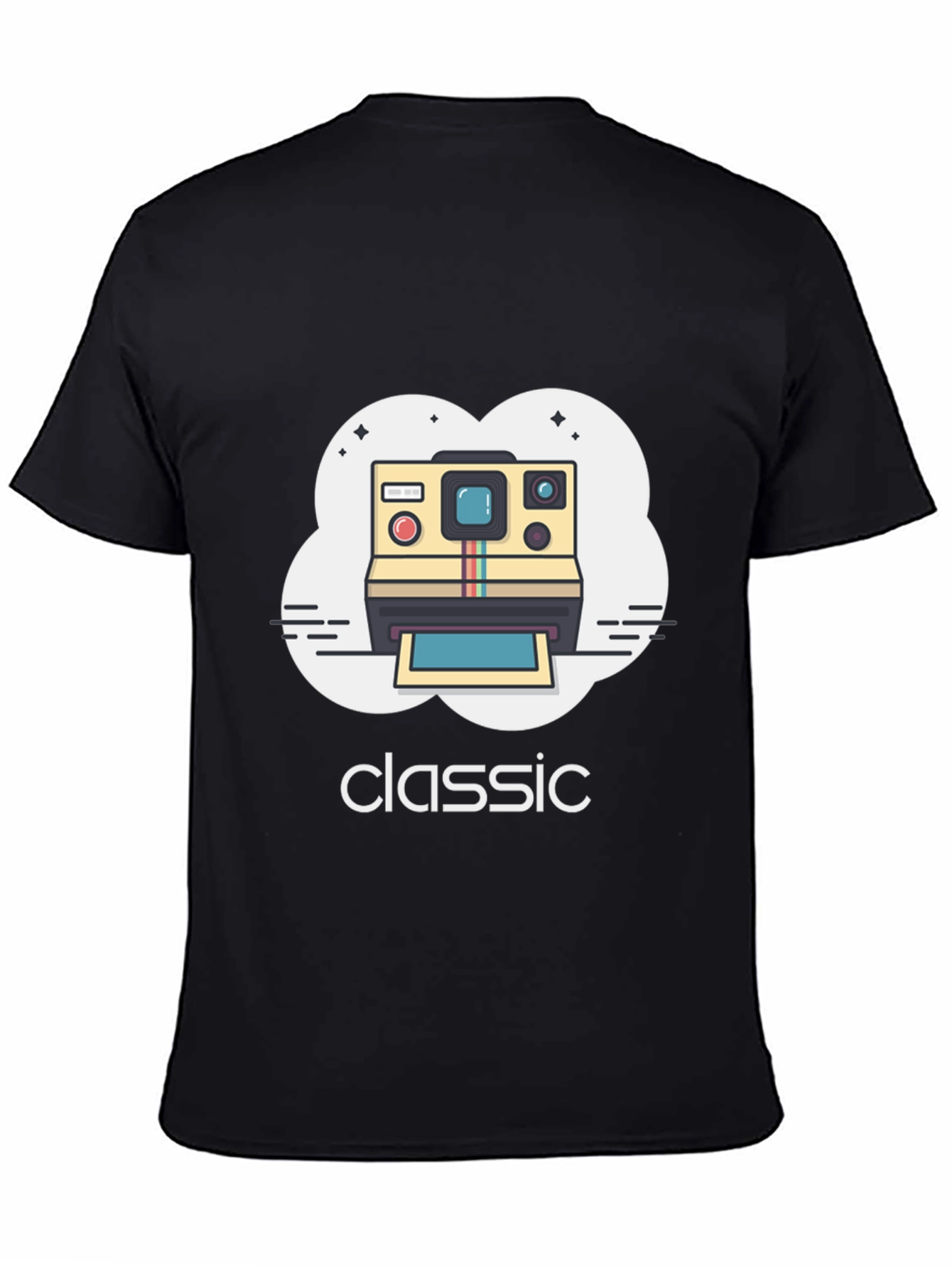 Classic Polaroid Camera Graphic T-Shirt