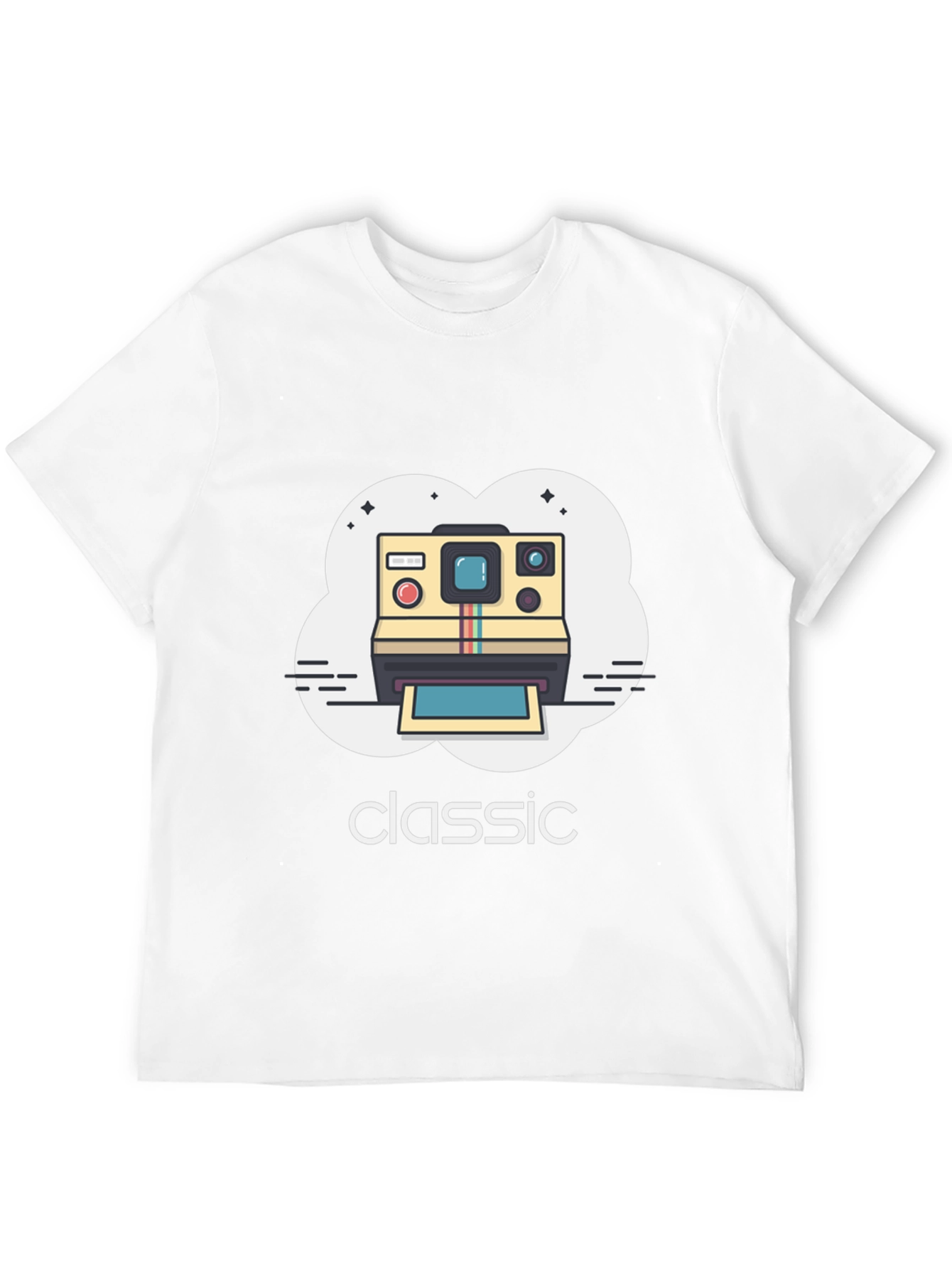 Classic Polaroid Camera Graphic T-Shirt