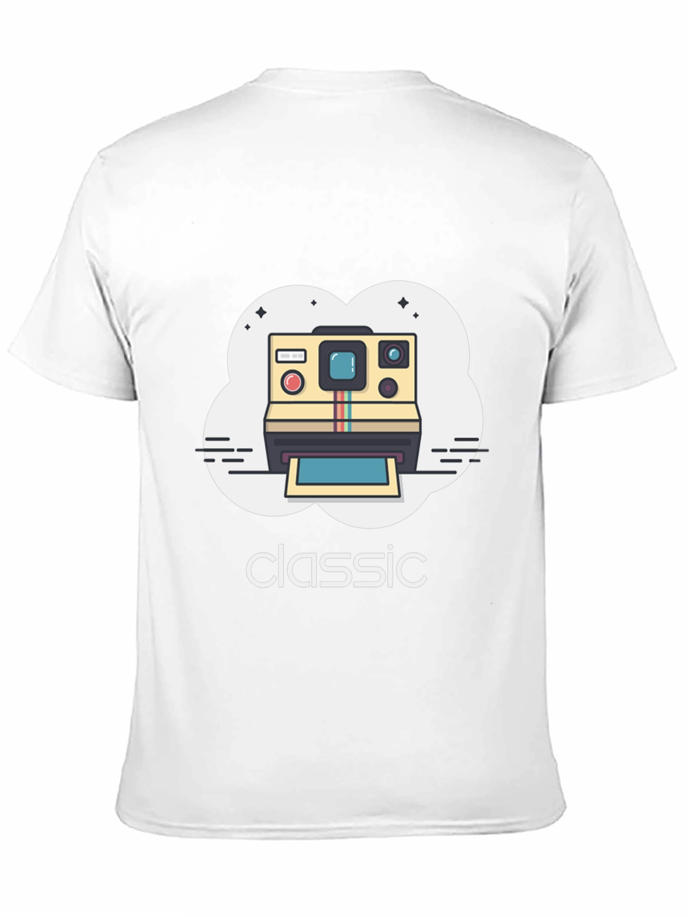 Classic Polaroid Camera Graphic T-Shirt