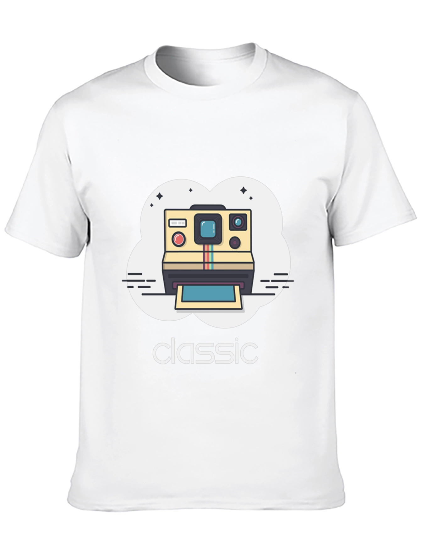 Classic Polaroid Camera Graphic T-Shirt