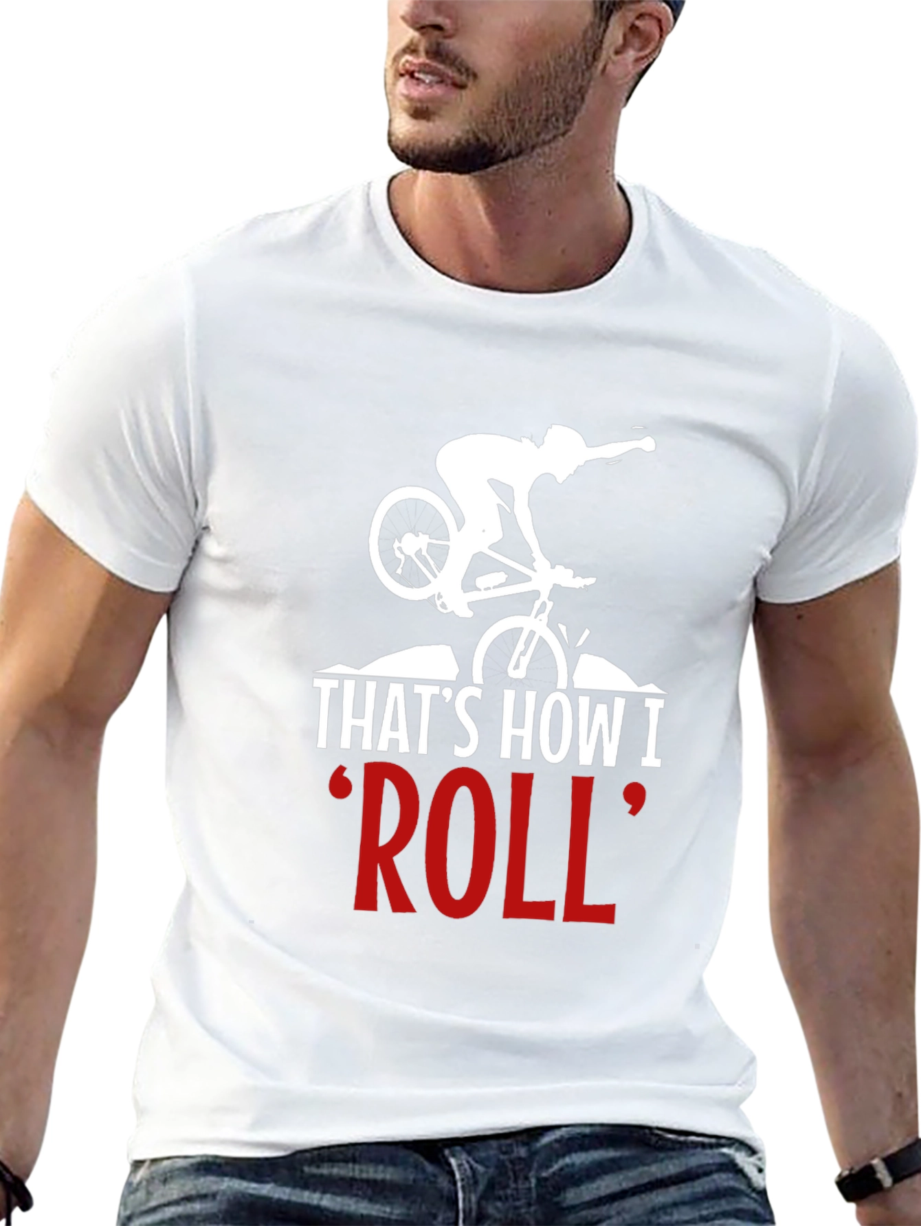 Thats How I Roll Biker Graphic Tee