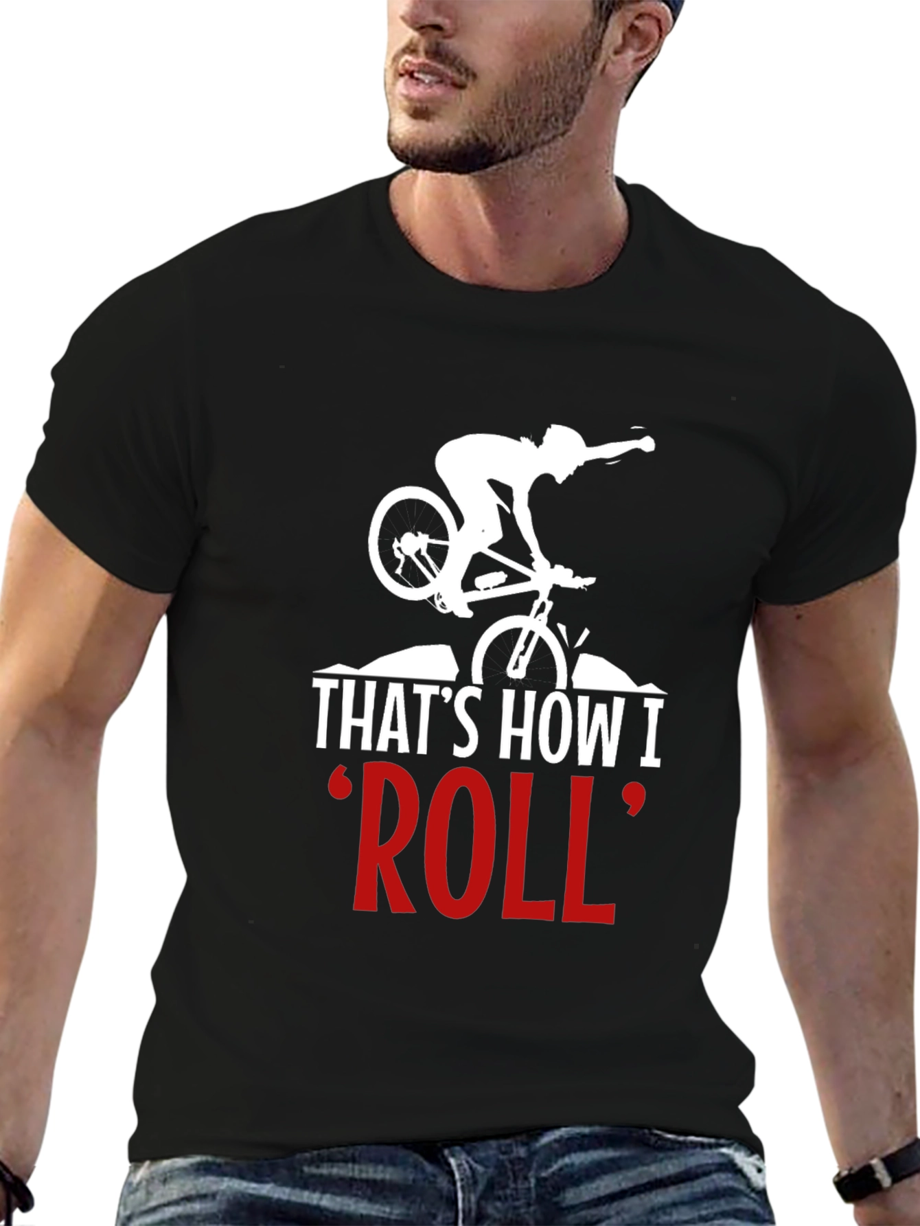 Thats How I Roll Biker Graphic Tee