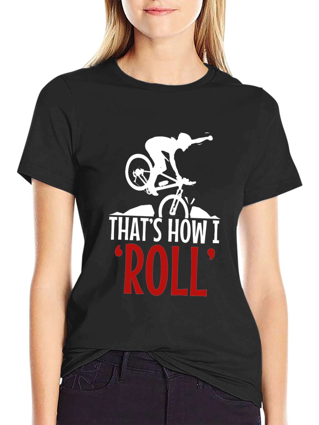 Thats How I Roll Biker Graphic Tee