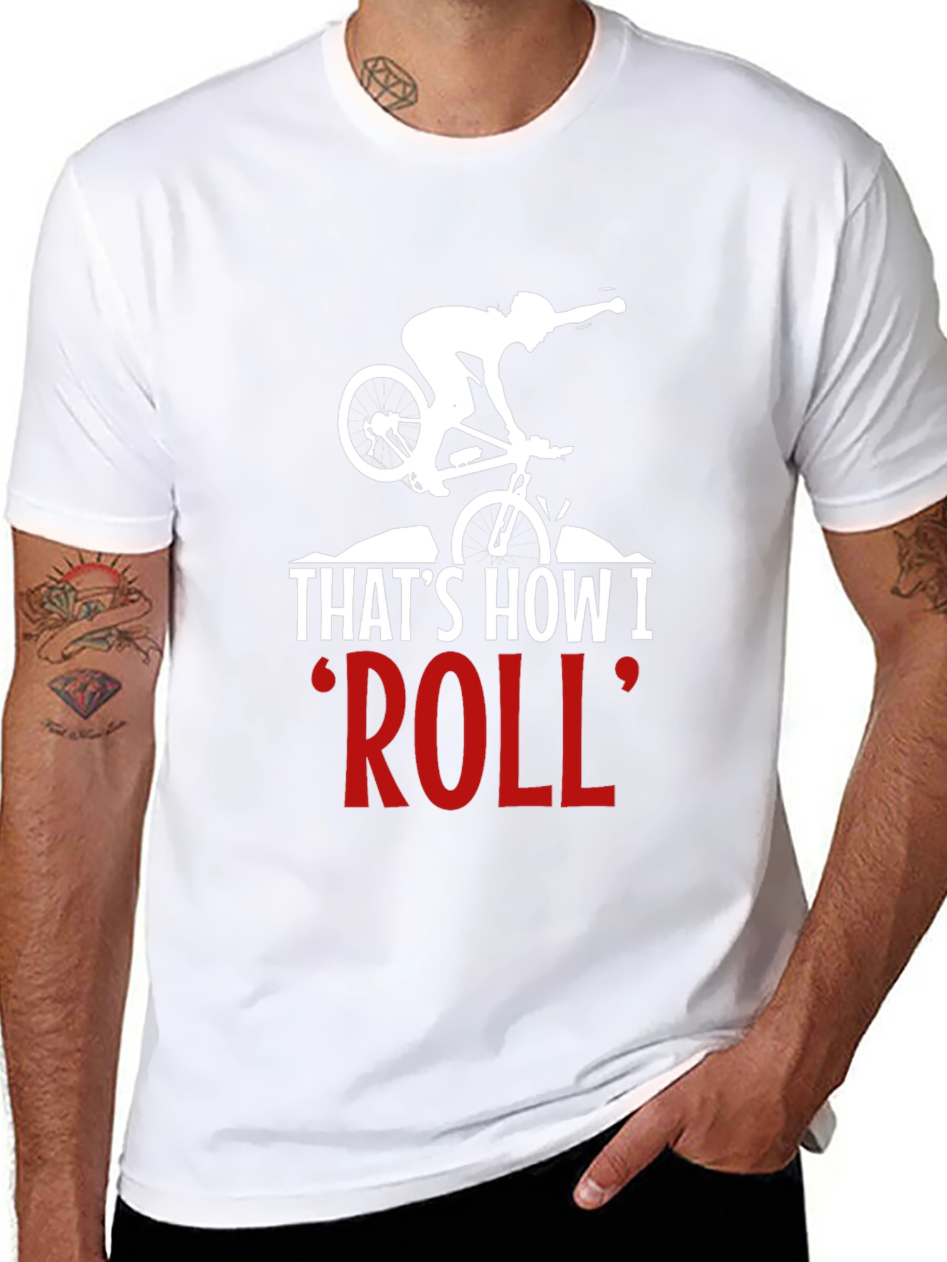 Thats How I Roll Biker Graphic Tee