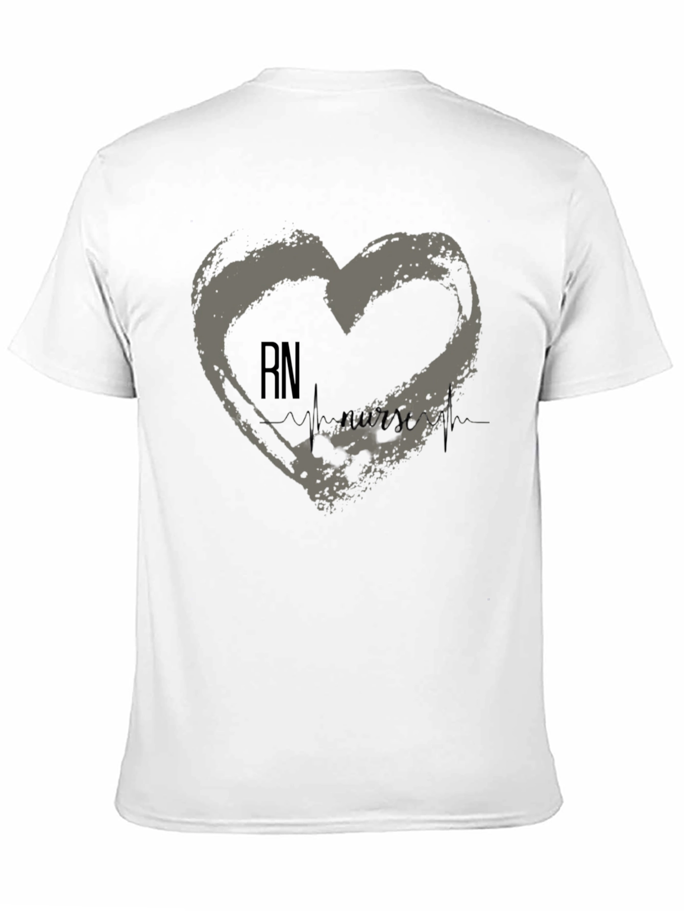 RN Nurse Heartbeat T-Shirt - Medical Professional Tee