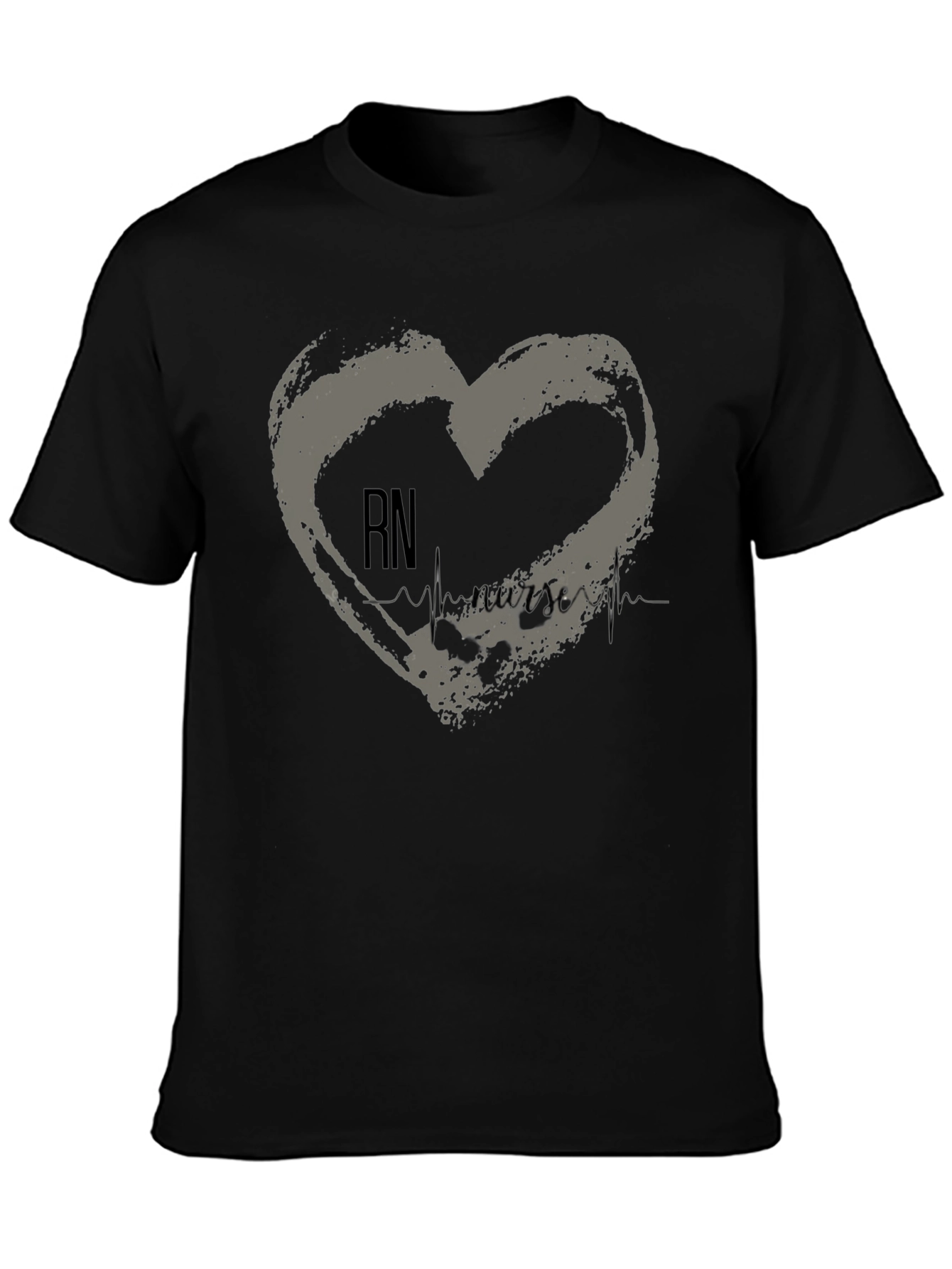 RN Nurse Heartbeat T-Shirt - Medical Professional Tee