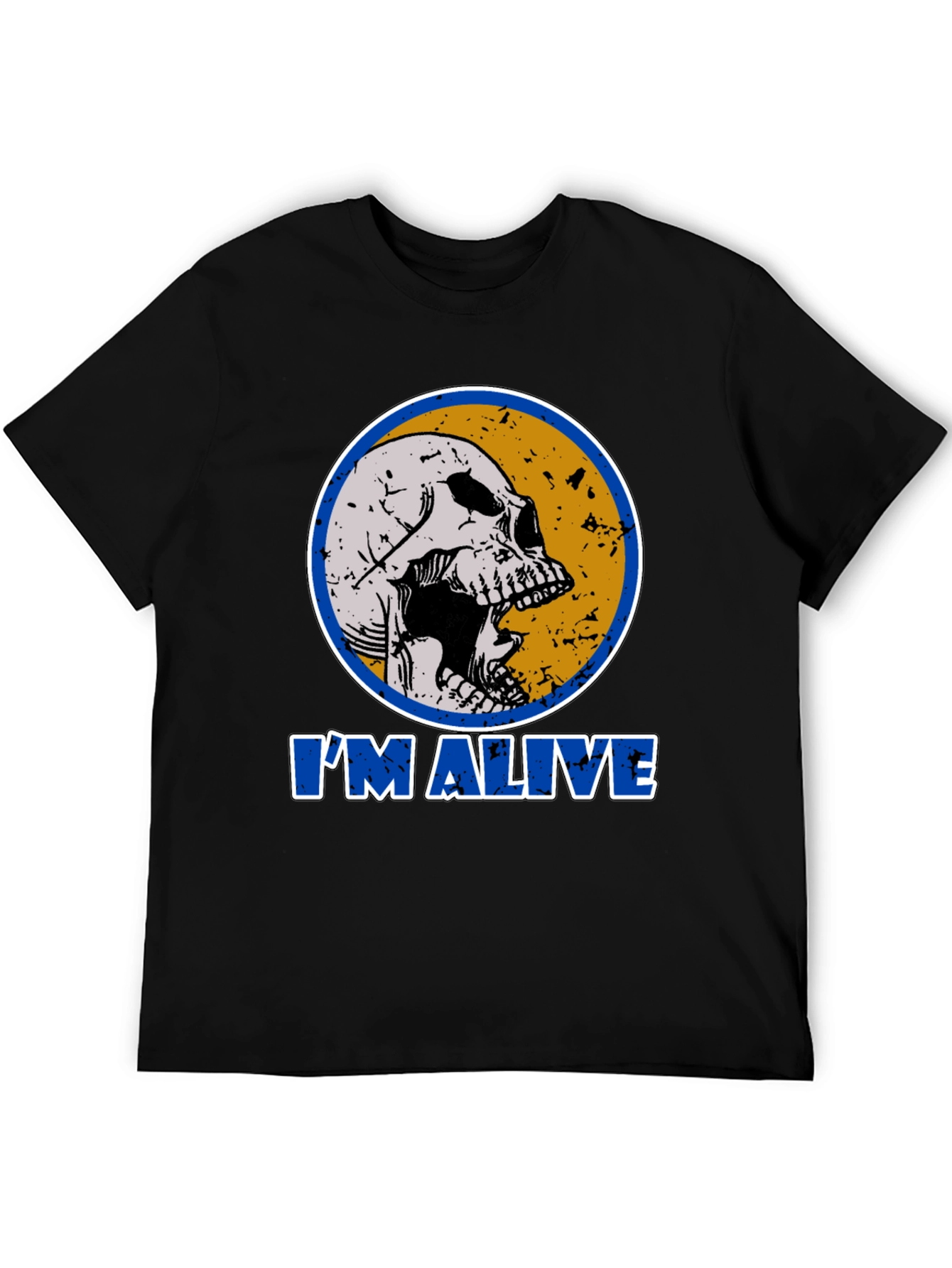 Skull Im Alive T-Shirt - Funny Graphic Tee