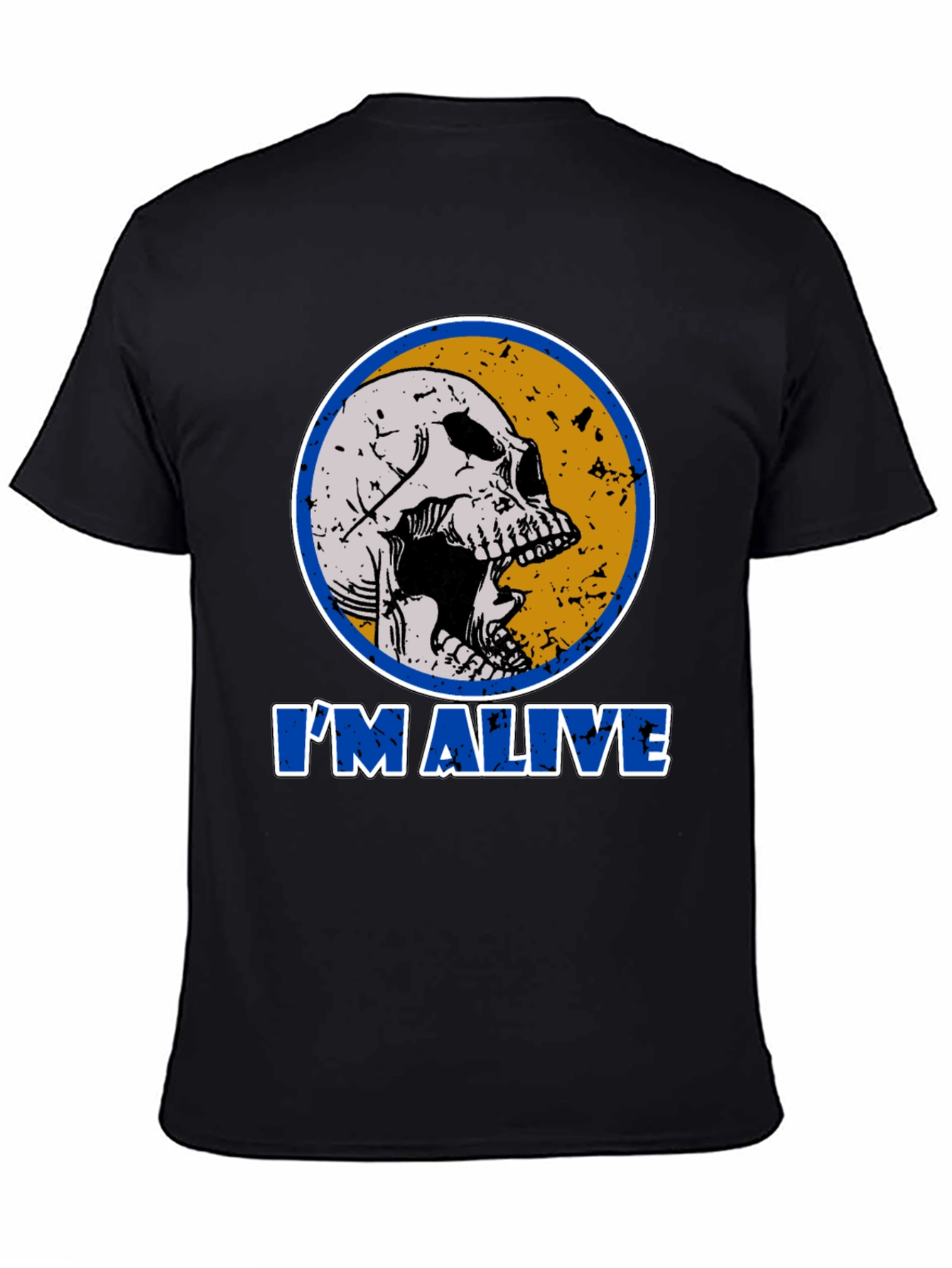 Skull Im Alive T-Shirt - Funny Graphic Tee