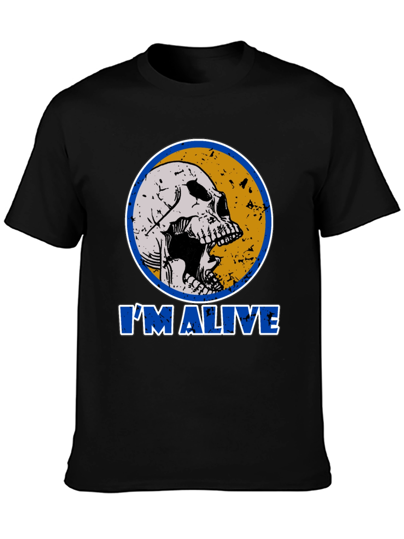 Skull Im Alive T-Shirt - Funny Graphic Tee