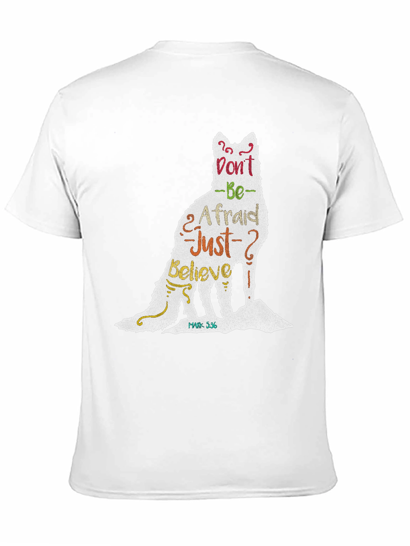 Inspirational Wolf Graphic T-Shirt