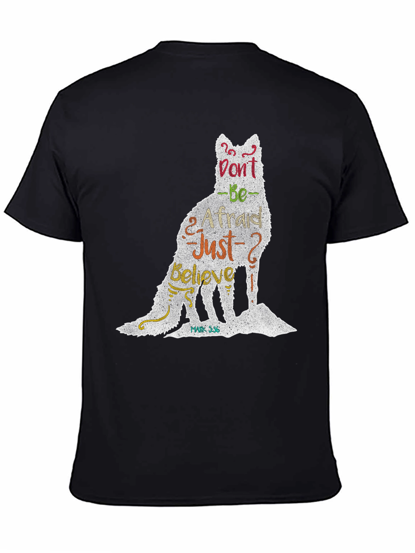 Inspirational Wolf Graphic T-Shirt