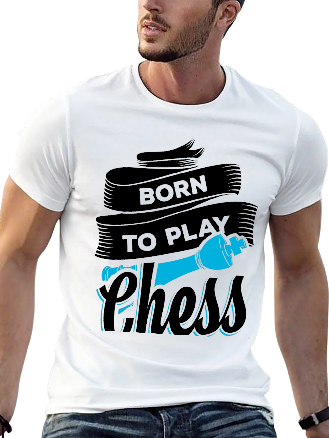 Born to Play Chess Graphic T-Shirt