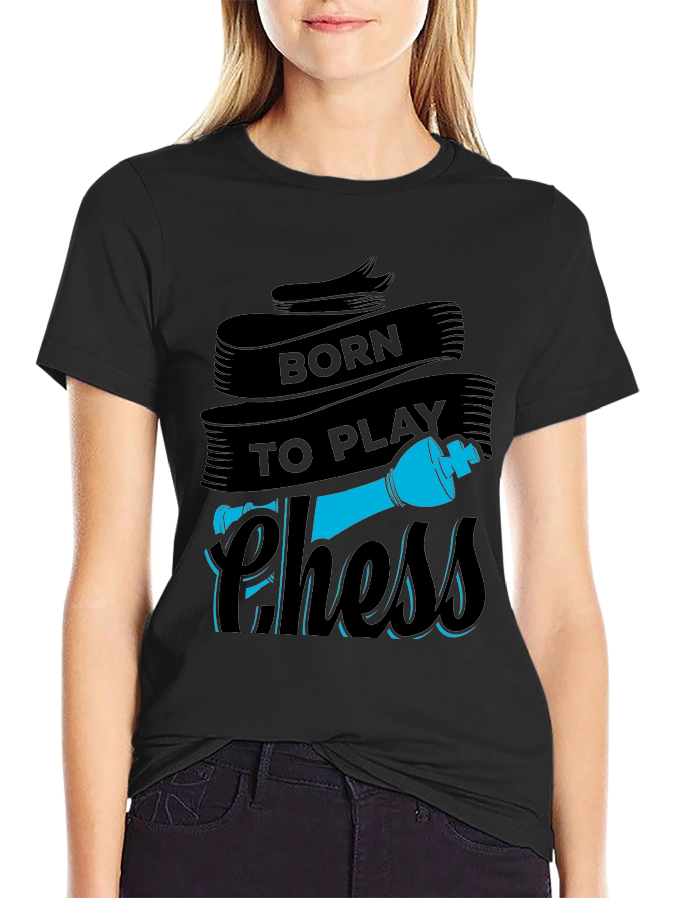 Born to Play Chess Graphic T-Shirt
