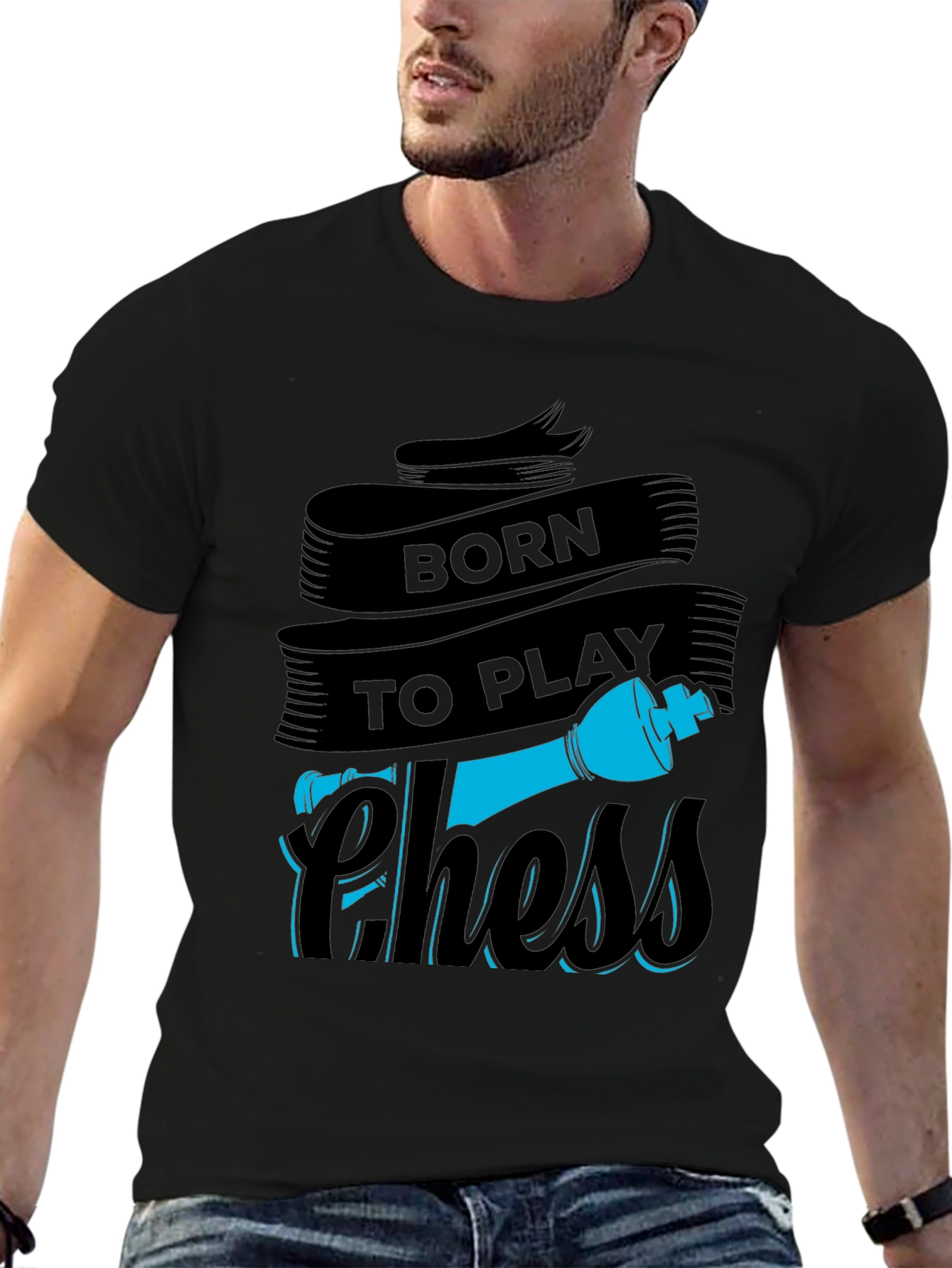 Born to Play Chess Graphic T-Shirt