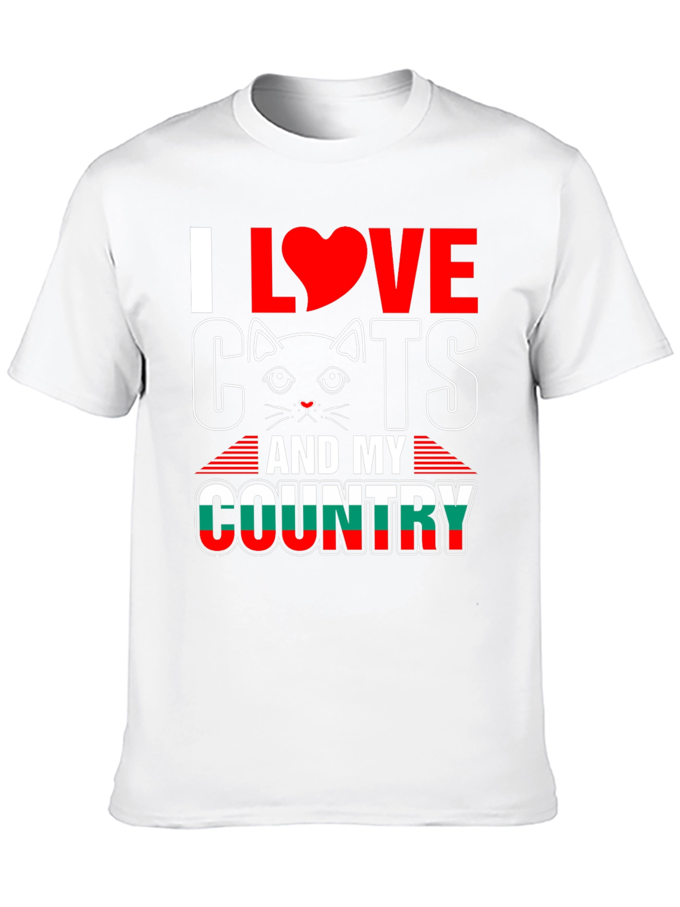I Love Cats and My Country T-Shirt