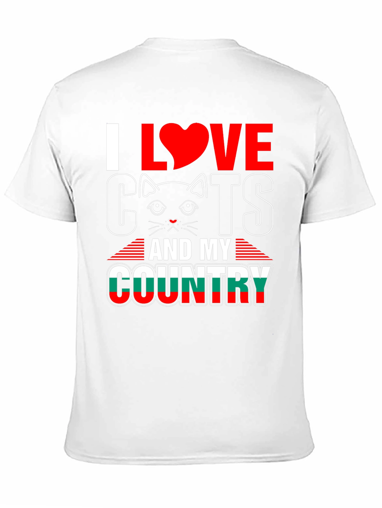 I Love Cats and My Country T-Shirt