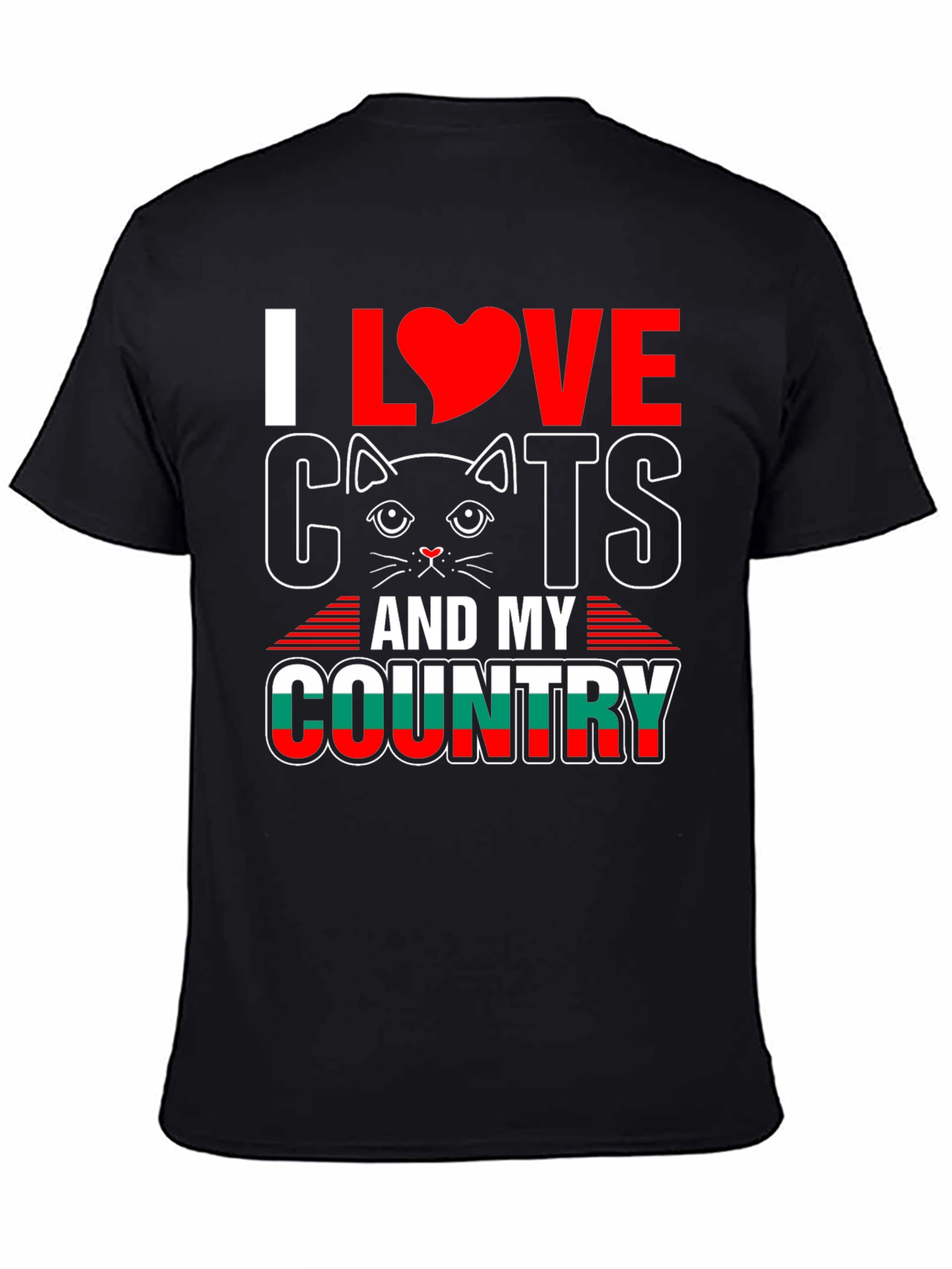 I Love Cats and My Country T-Shirt