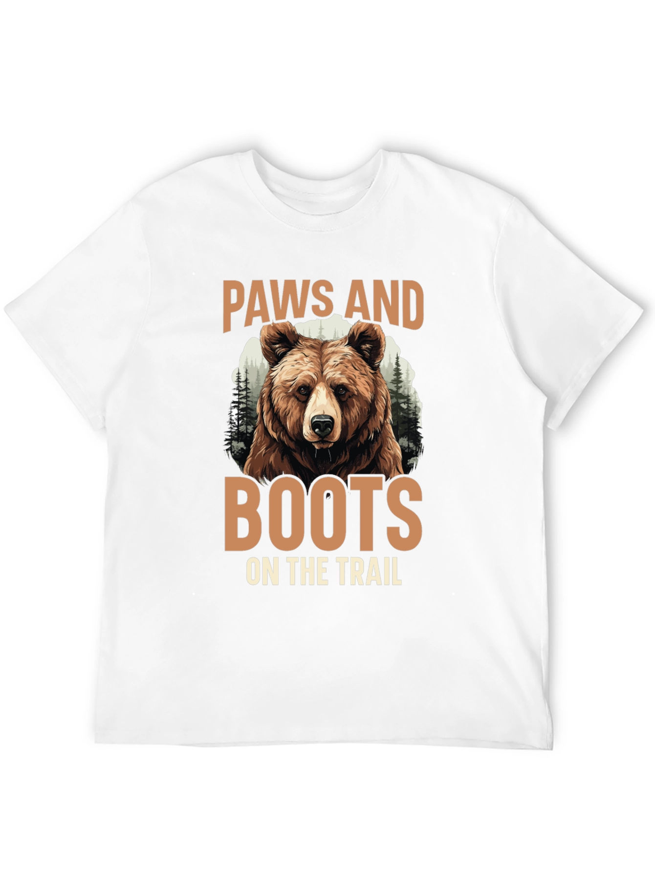 Paws and Boots Bear Graphic Tee