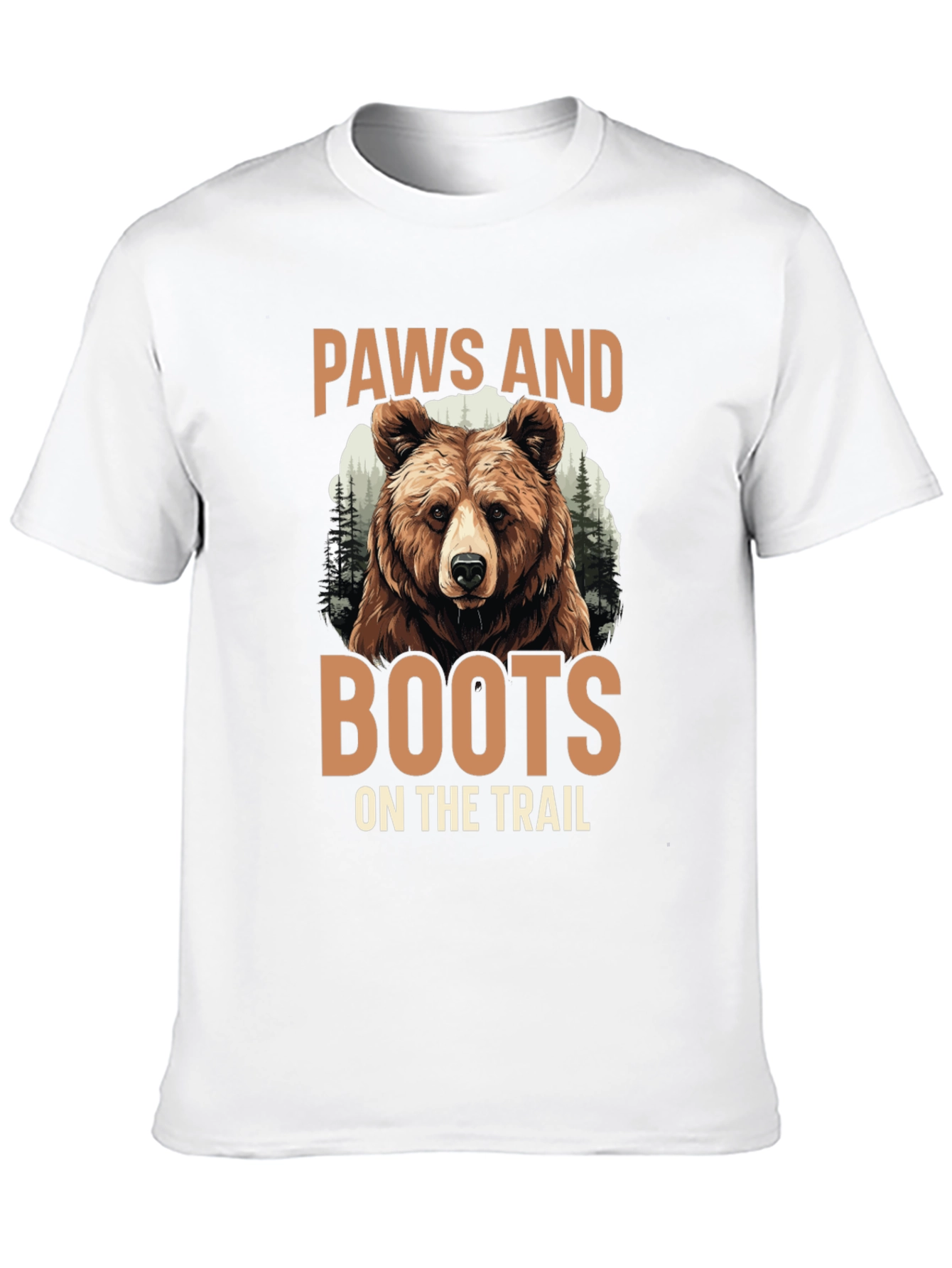Paws and Boots Bear Graphic Tee