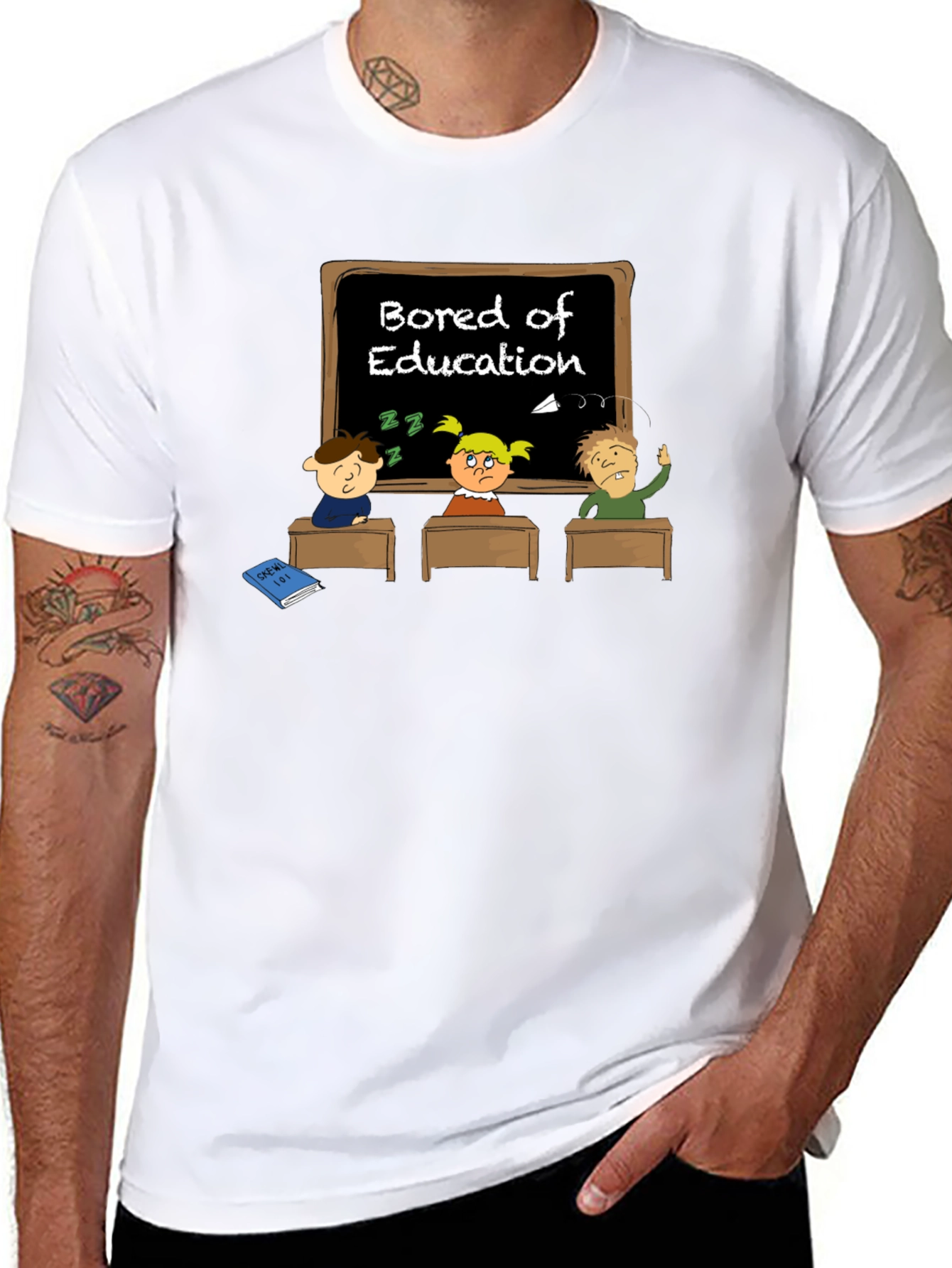 Bored of Education Graphic T-Shirt