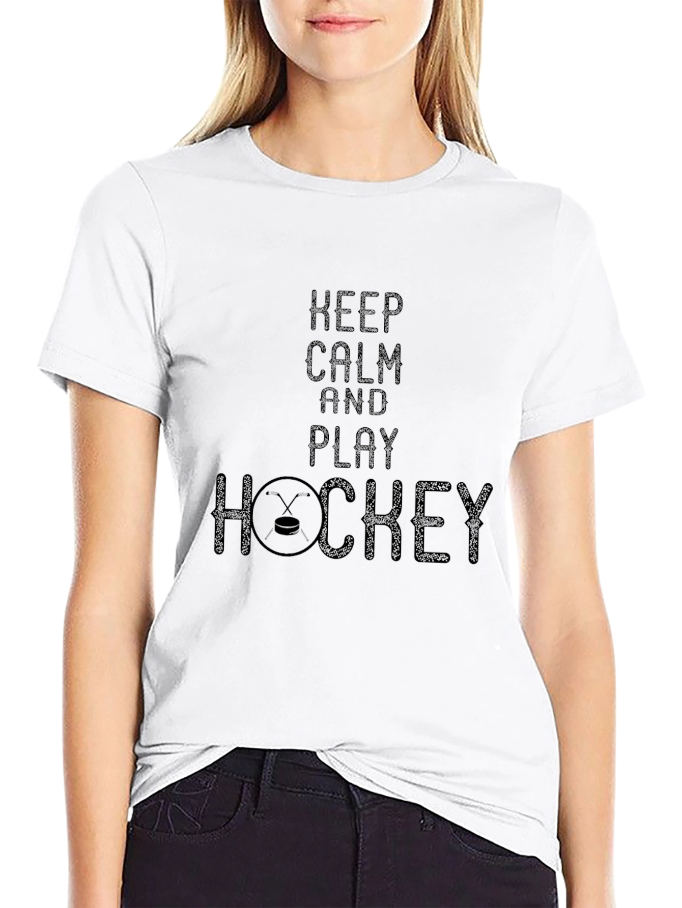 Keep Calm and Play Hockey T-Shirt