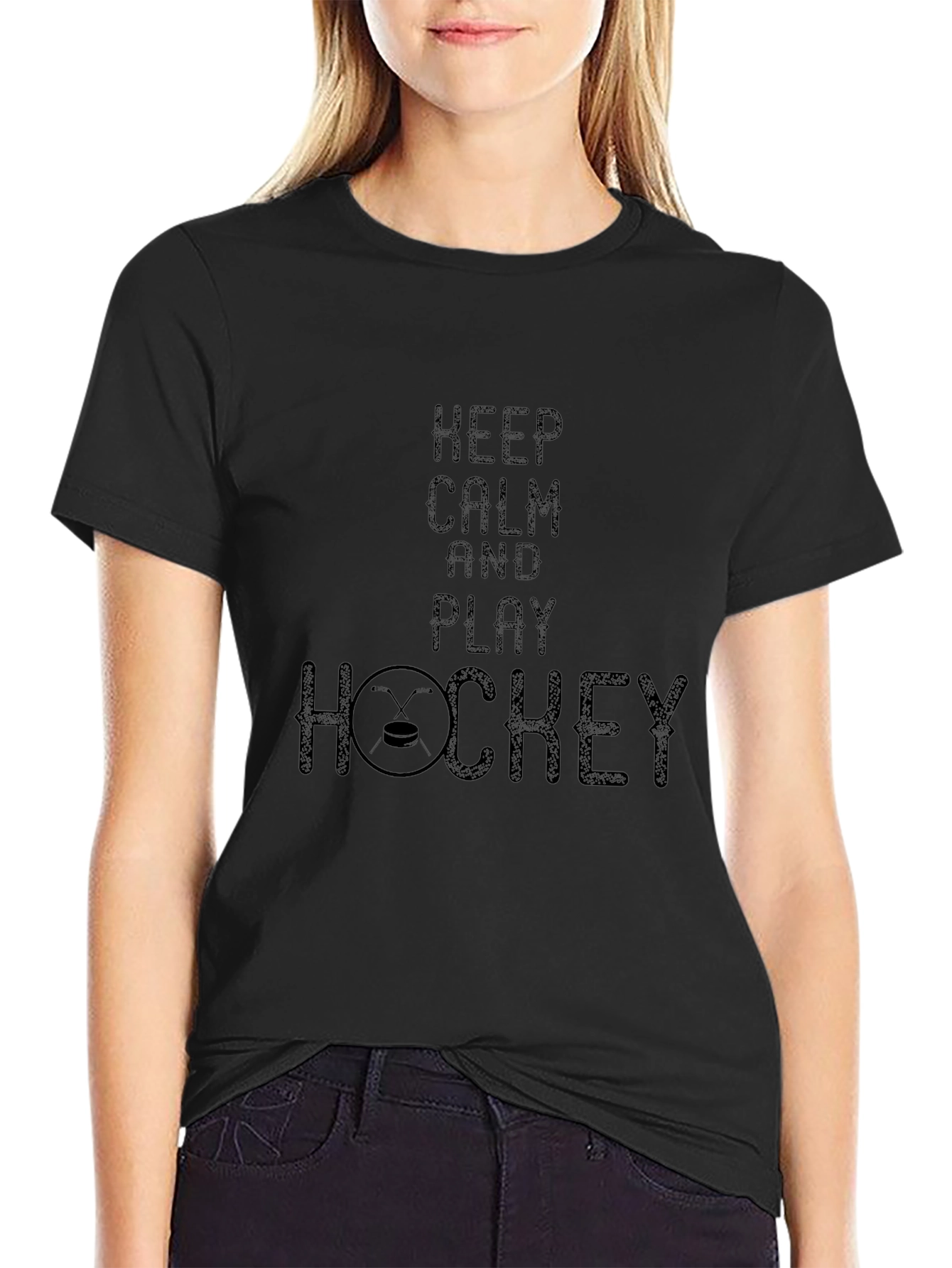 Keep Calm and Play Hockey T-Shirt