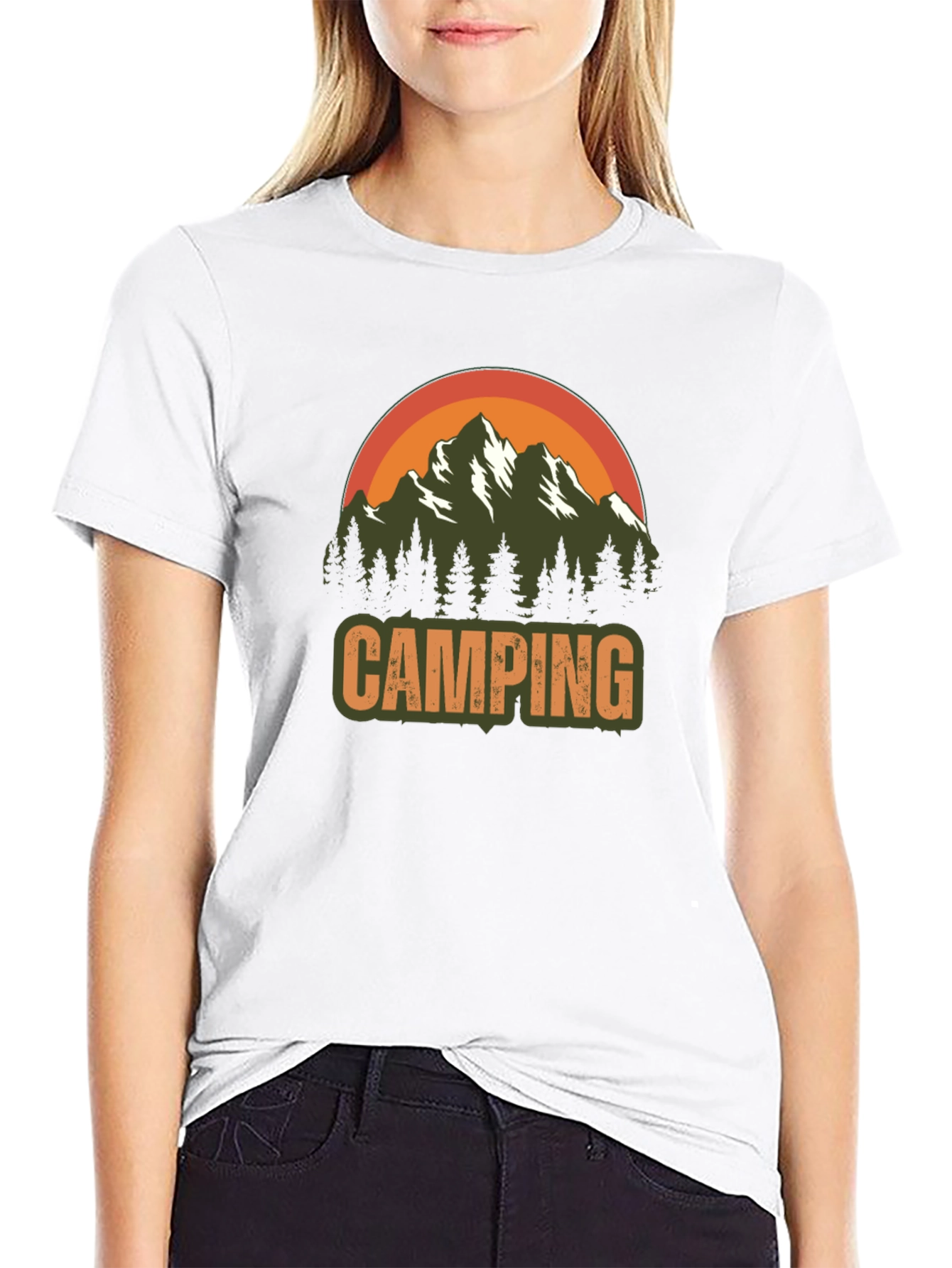 Camping Graphic T-Shirt - Adventure Awaits!