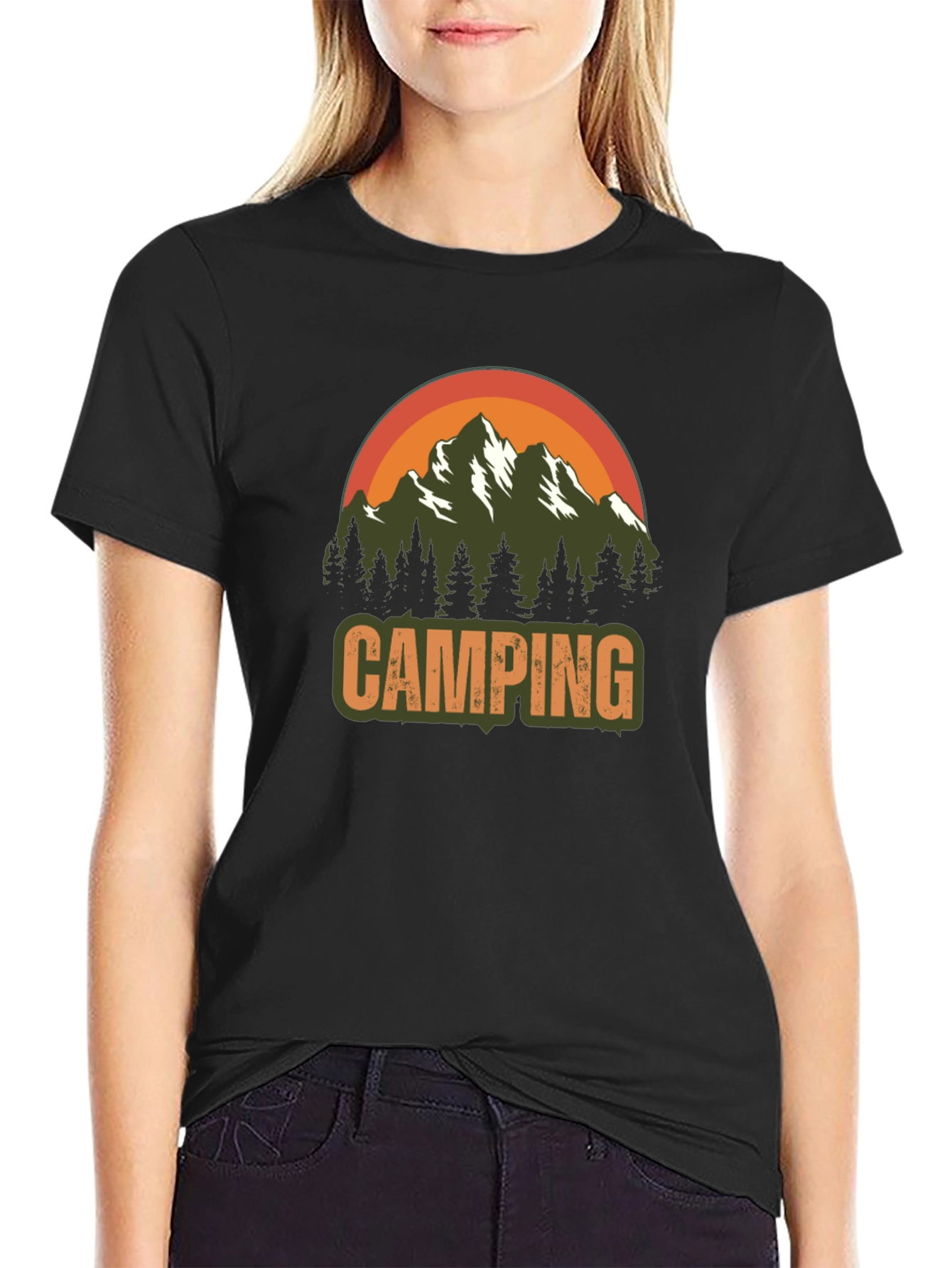 Camping Graphic T-Shirt - Adventure Awaits!