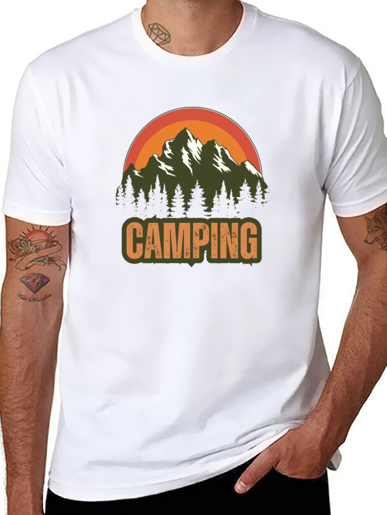 Camping Graphic T-Shirt - Adventure Awaits!