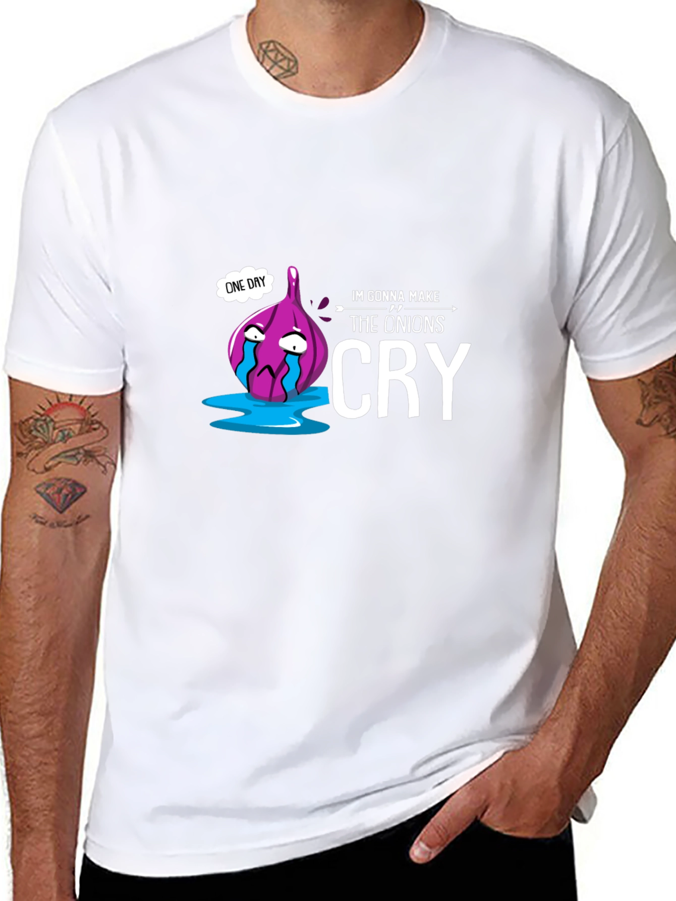 Funny Onion Cry T-Shirt - One Day Revenge