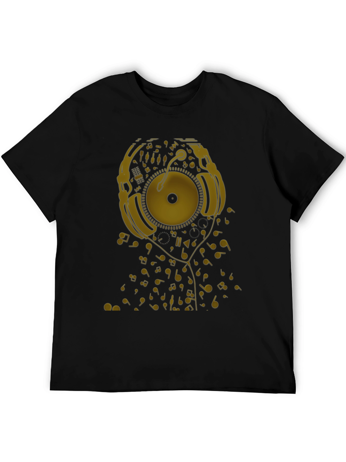 Musical Headphones Graphic T-Shirt